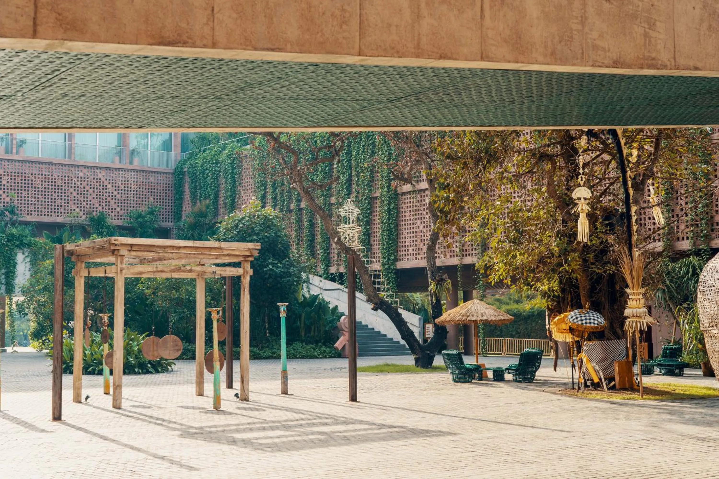 Patio in Potato Head Suites & Studios