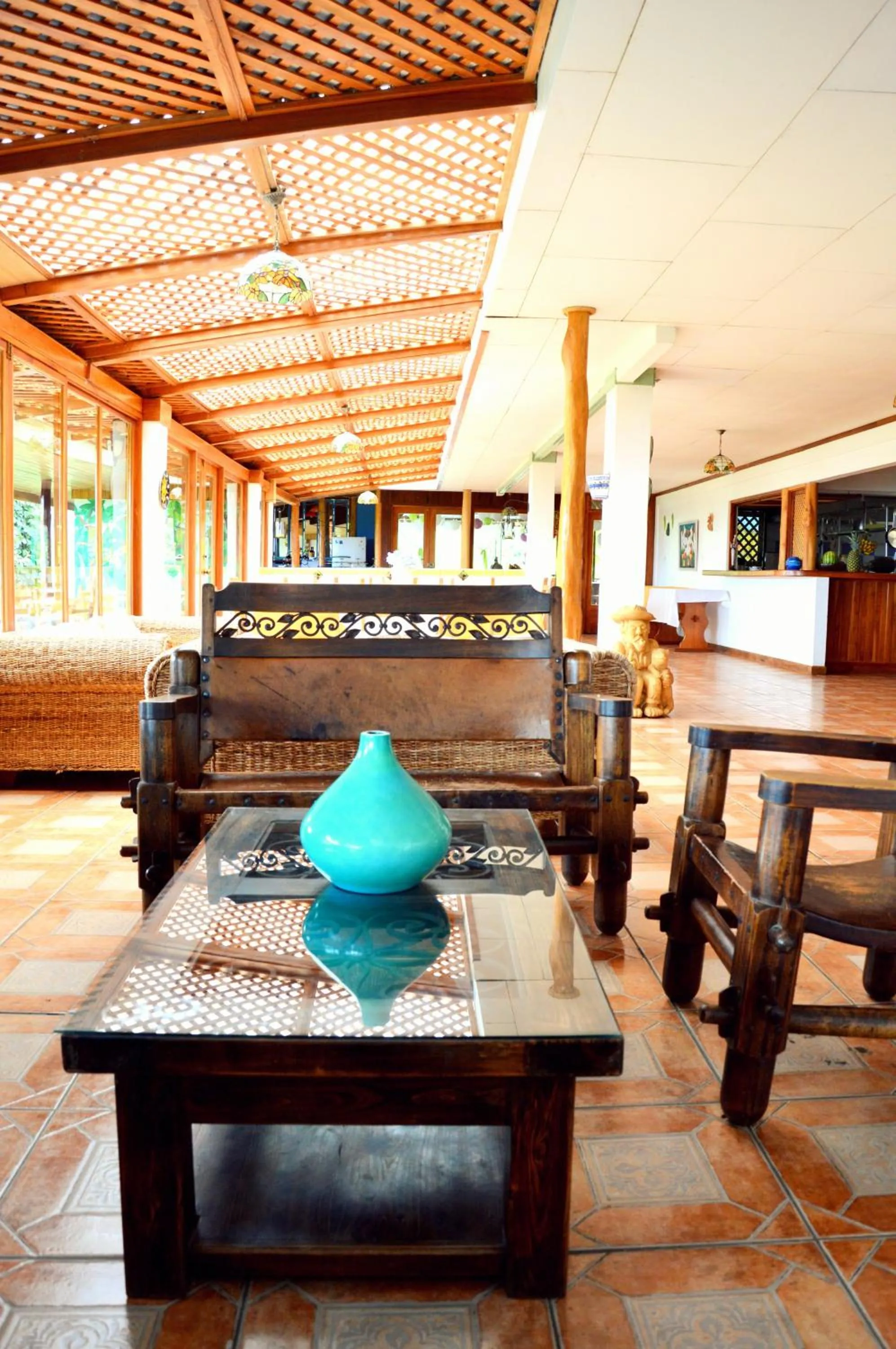 Lobby or reception in Guayabo Lodge