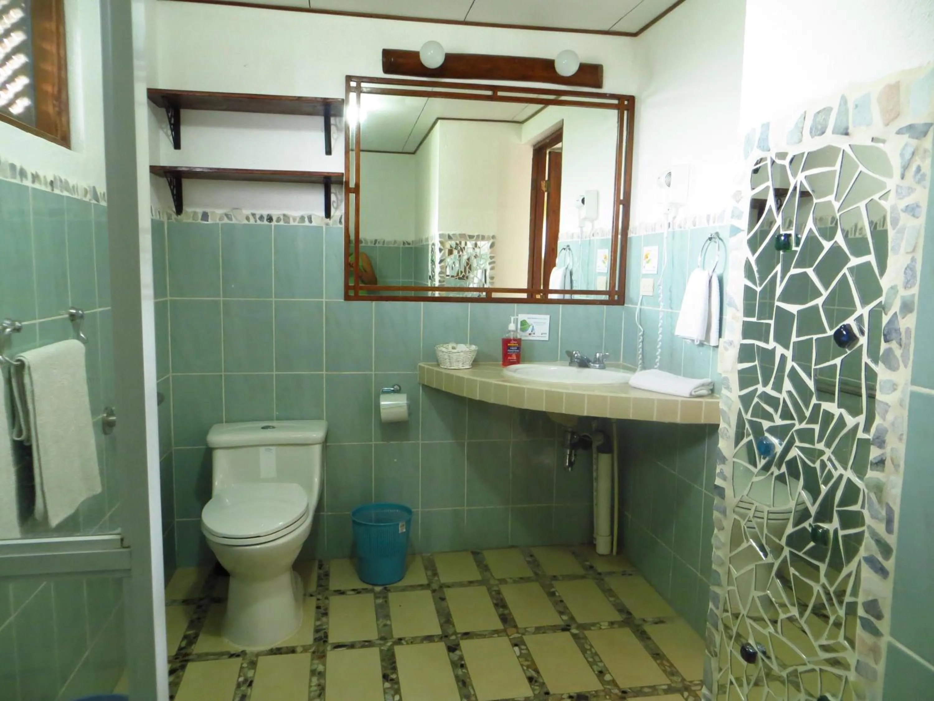 Bathroom in Guayabo Lodge