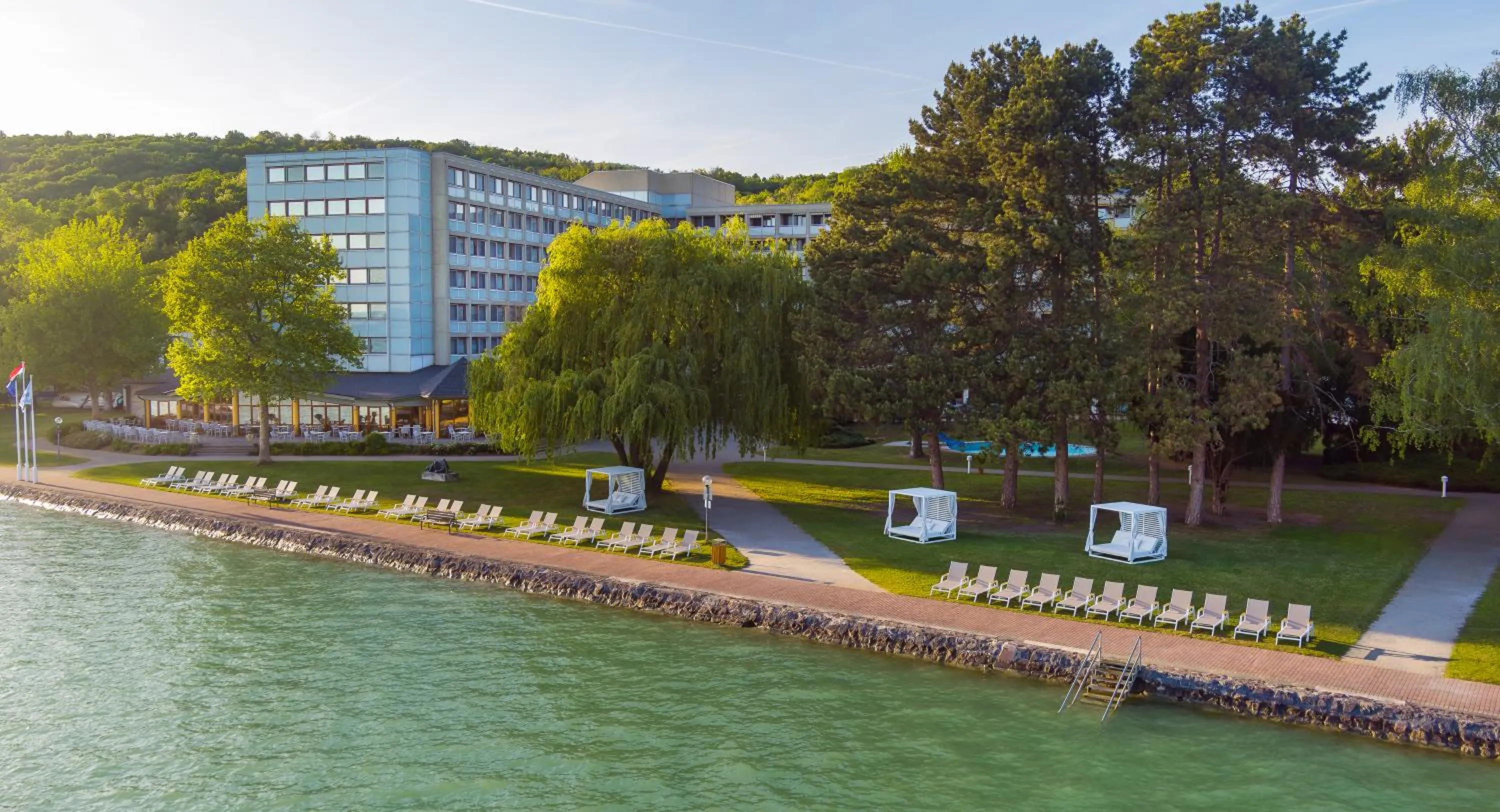 Property building in Hotel Club Tihany