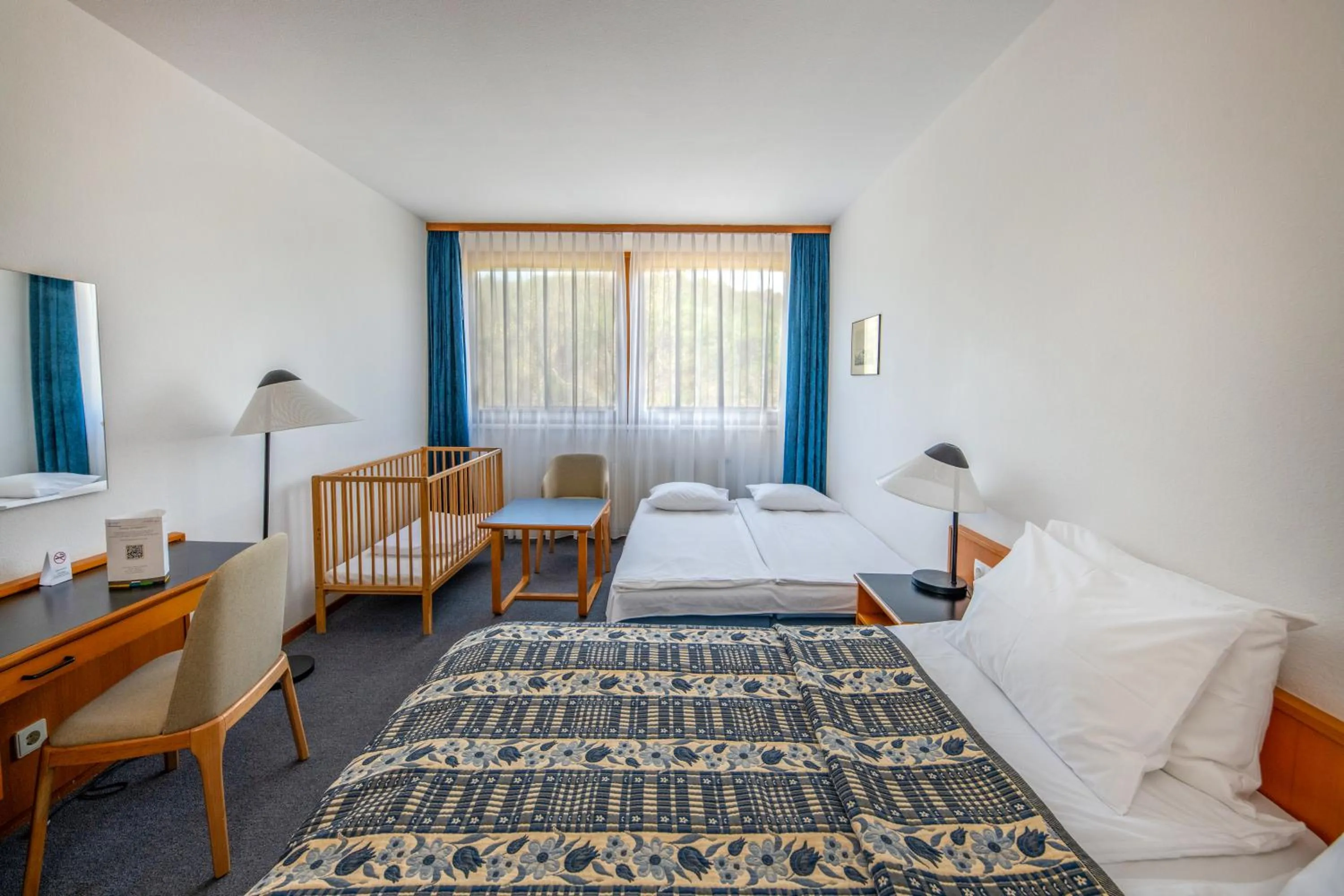 Bed in Hotel Club Tihany