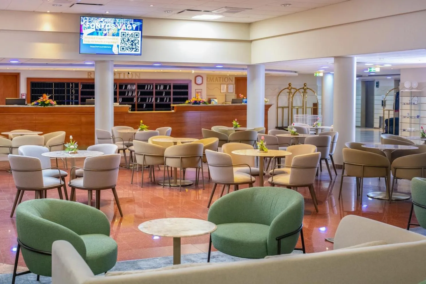 Lobby or reception in Hotel Club Tihany
