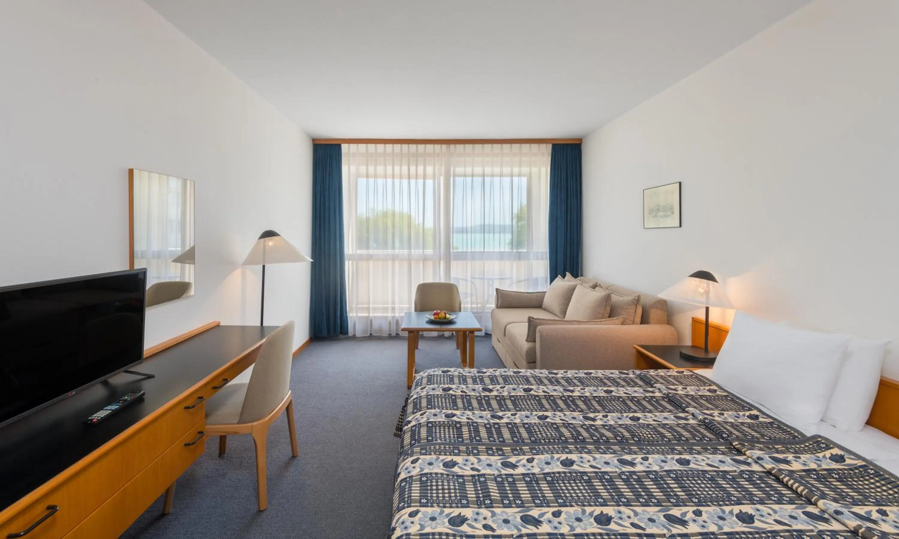 Bed in Hotel Club Tihany