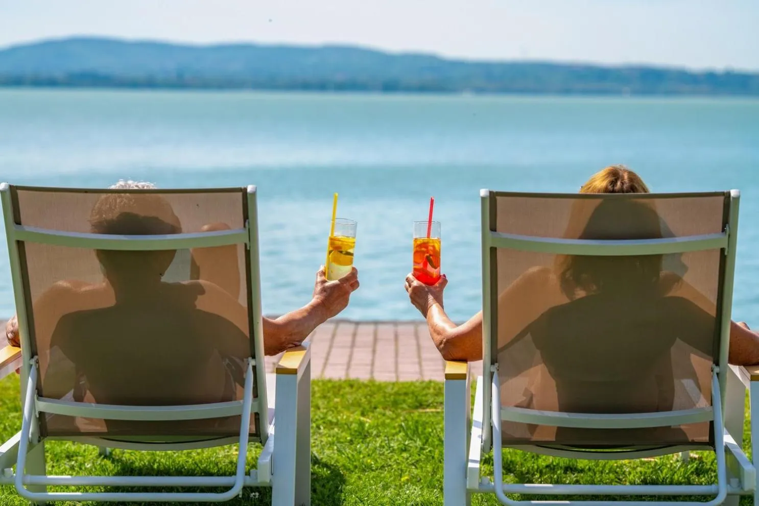 Beach in Hotel Club Tihany