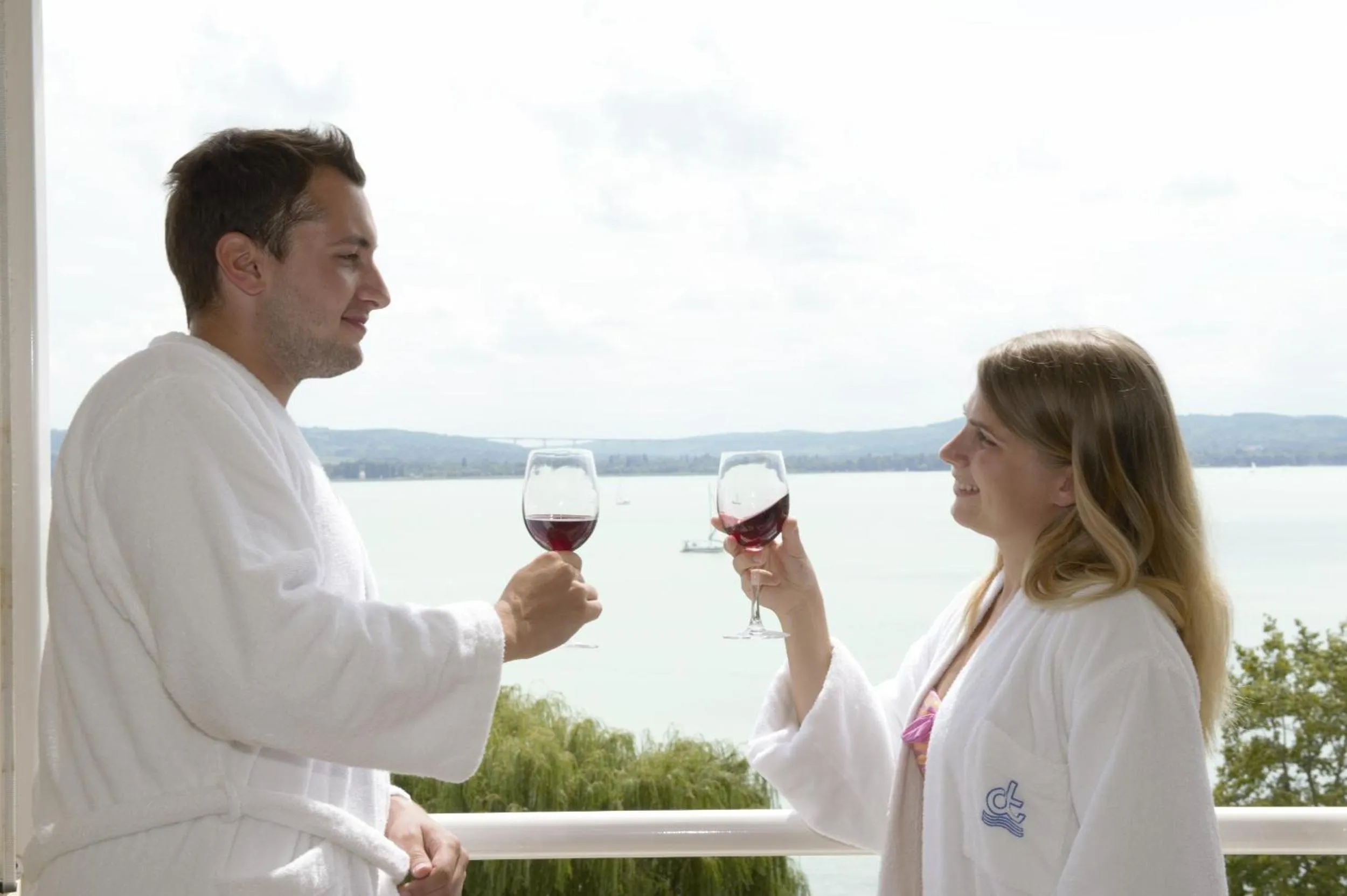 Lake view in Hotel Club Tihany