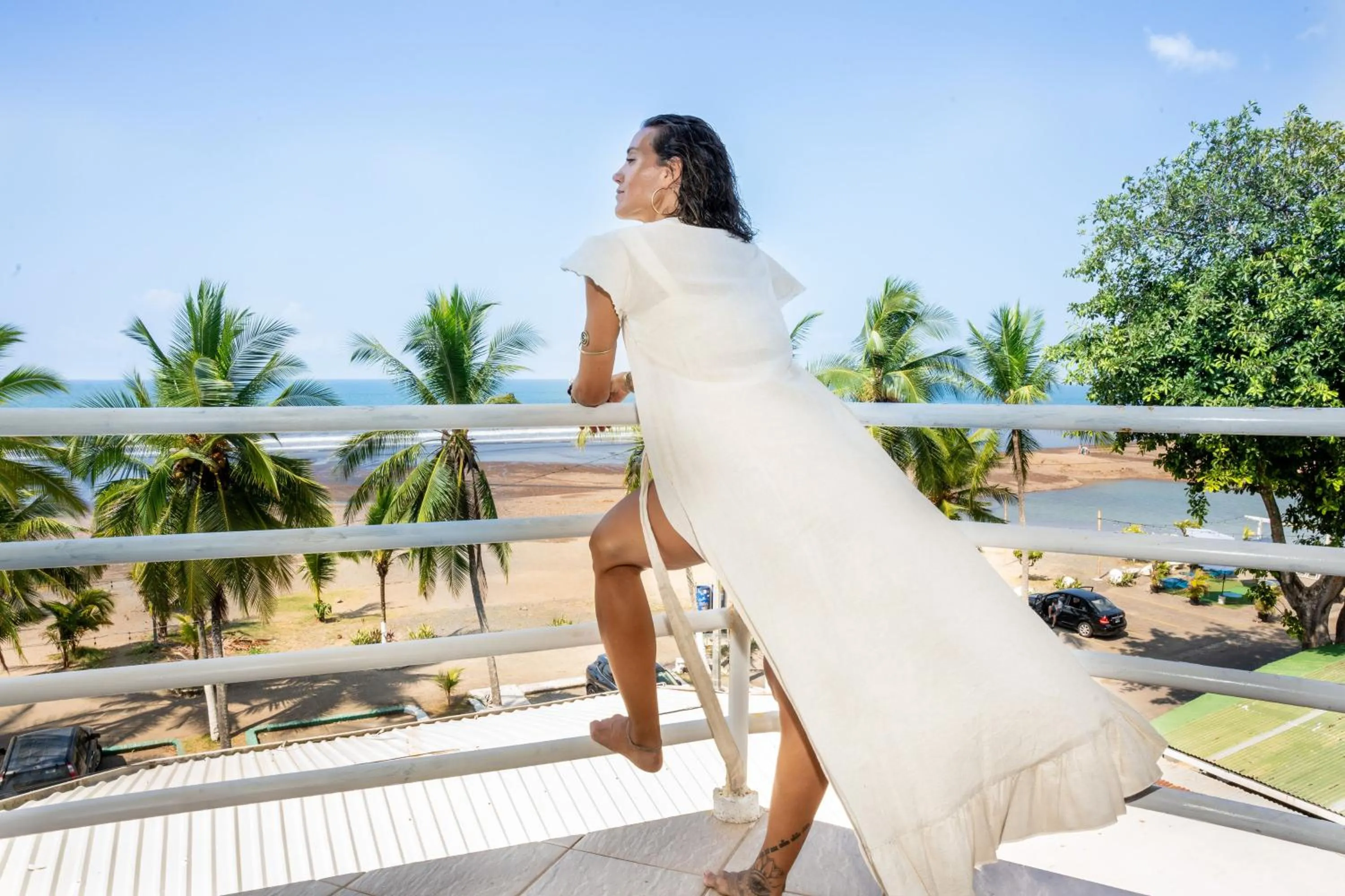 Balcony/Terrace in Paradise Jaco Beach Front