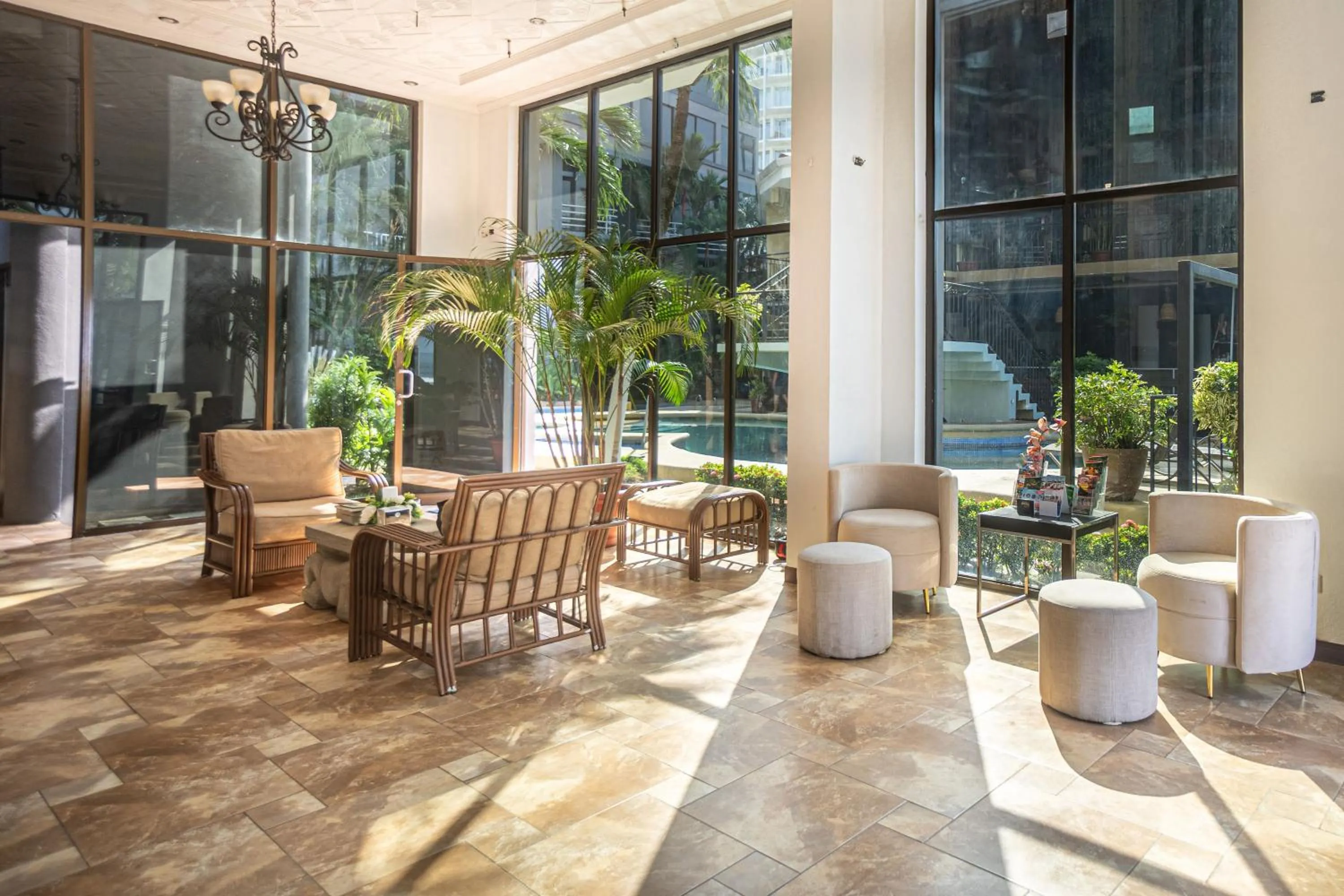 Living room in Paradise Jaco Beach Front