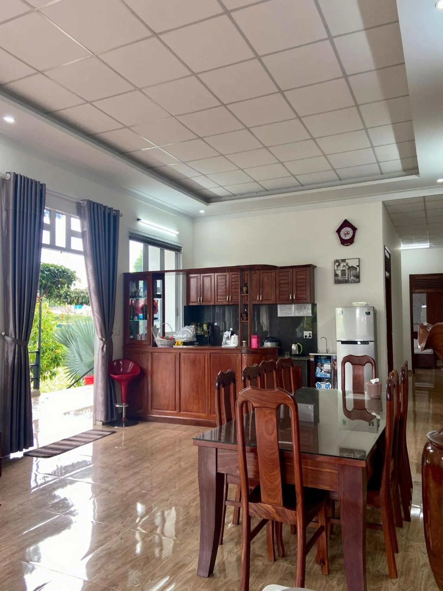 Seating area in An An Homestay Bảo Lộc