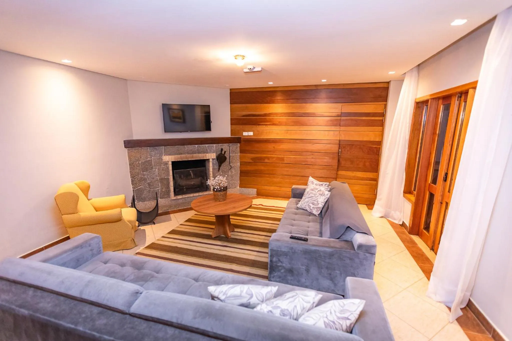 Living room in Villa Hegus no Alto da Boa Vista