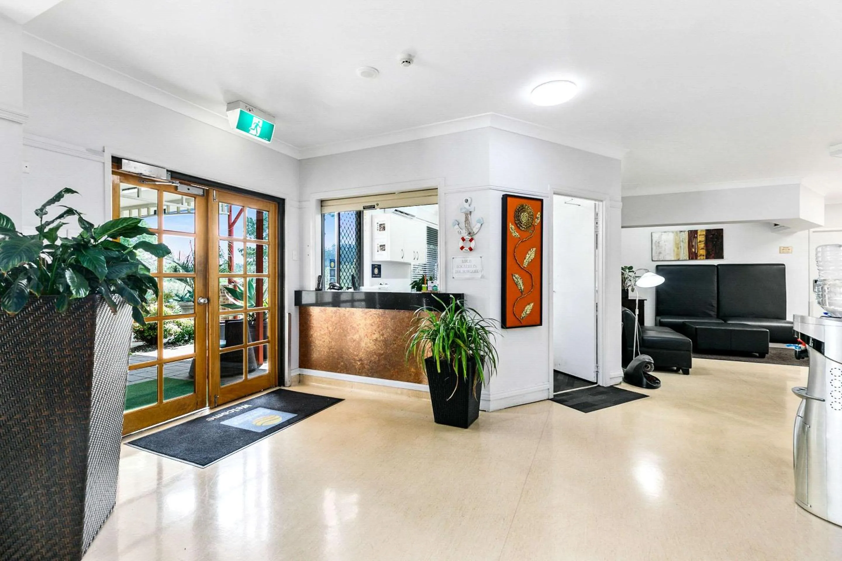 Lobby or reception in Parkland Resorts Calliope