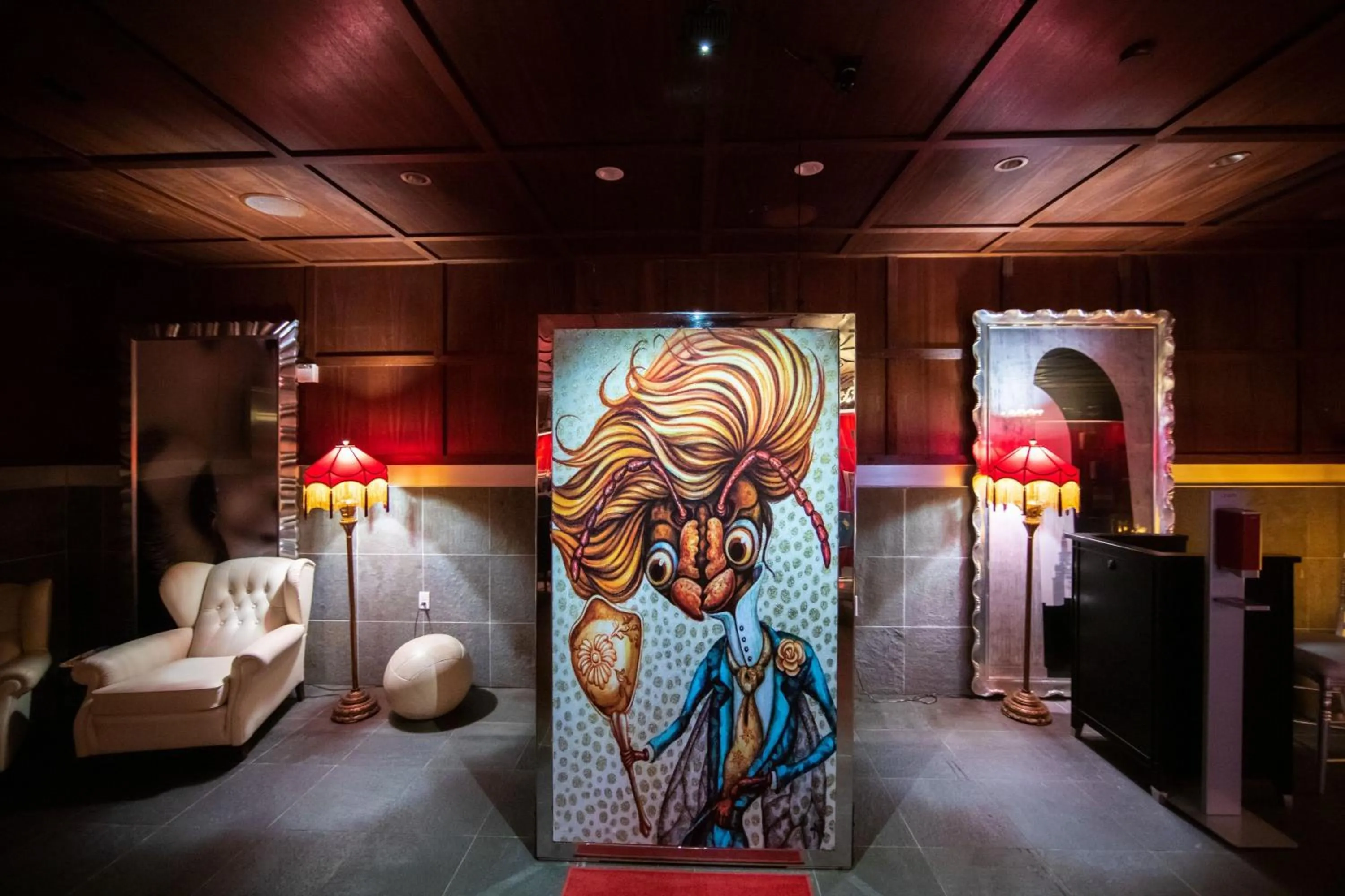 Lobby or reception, Bed in SLS Hotel, a Luxury Collection Hotel, Beverly Hills