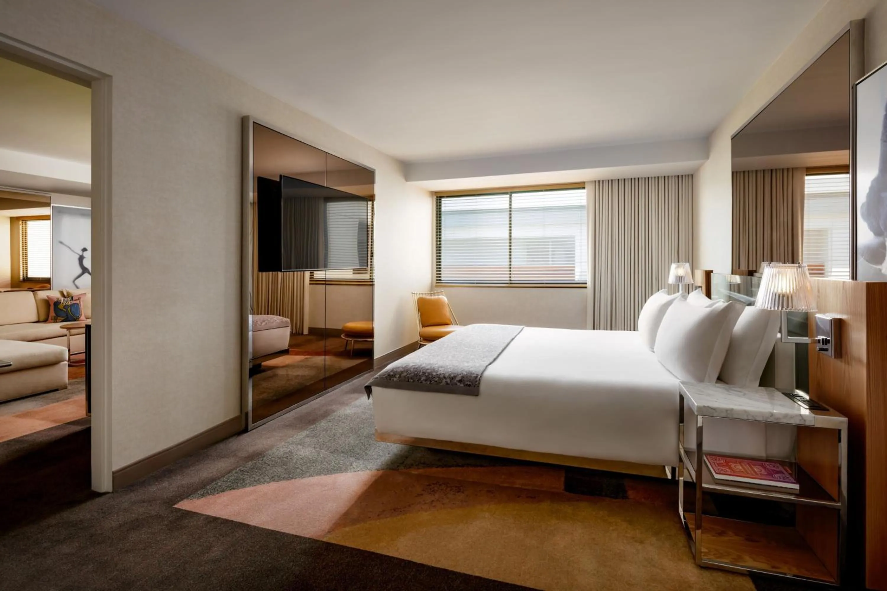 Photo of the whole room, Bed in SLS Hotel, a Luxury Collection Hotel, Beverly Hills