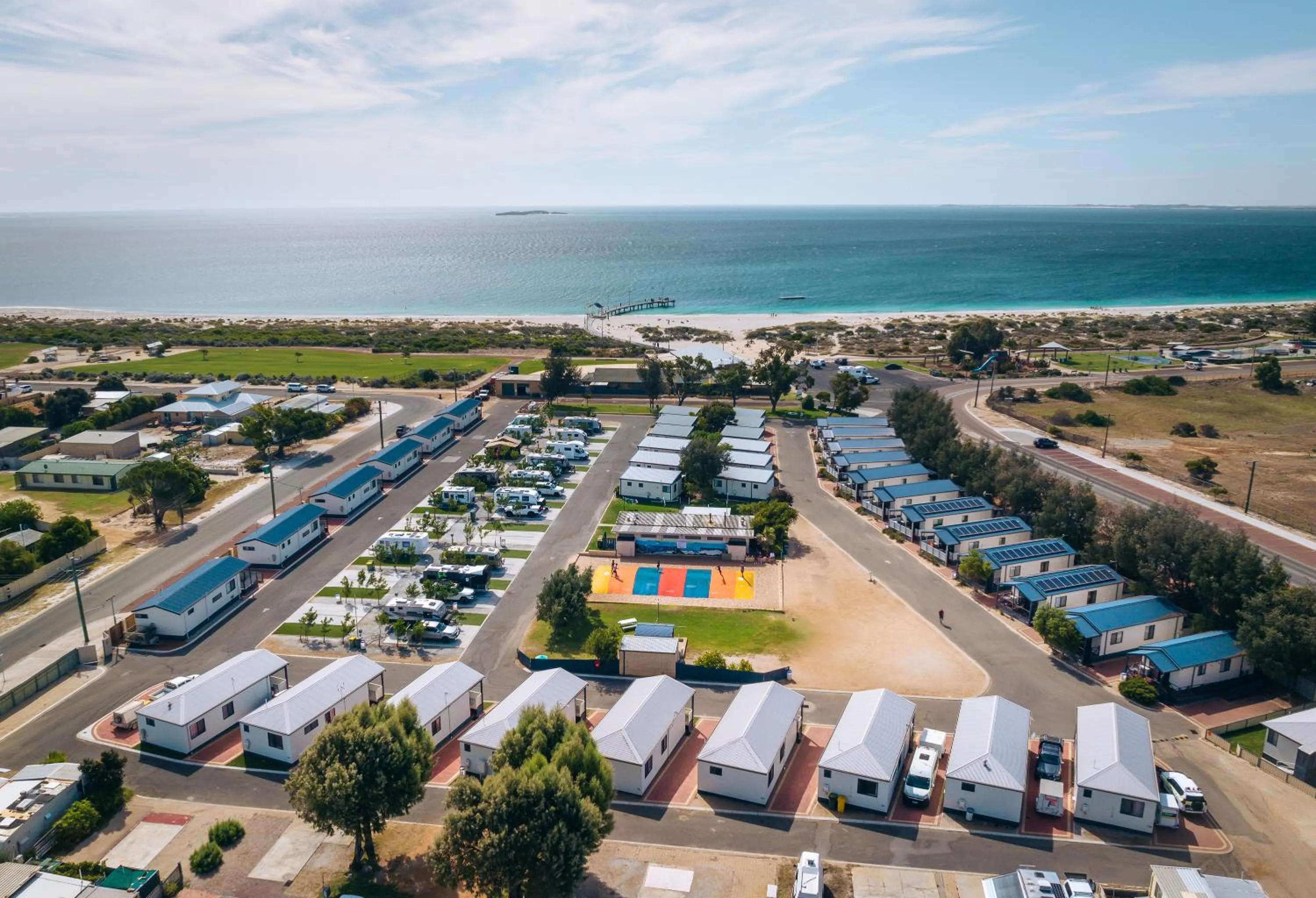 Bird's eye view in Jurien Bay Tourist Park