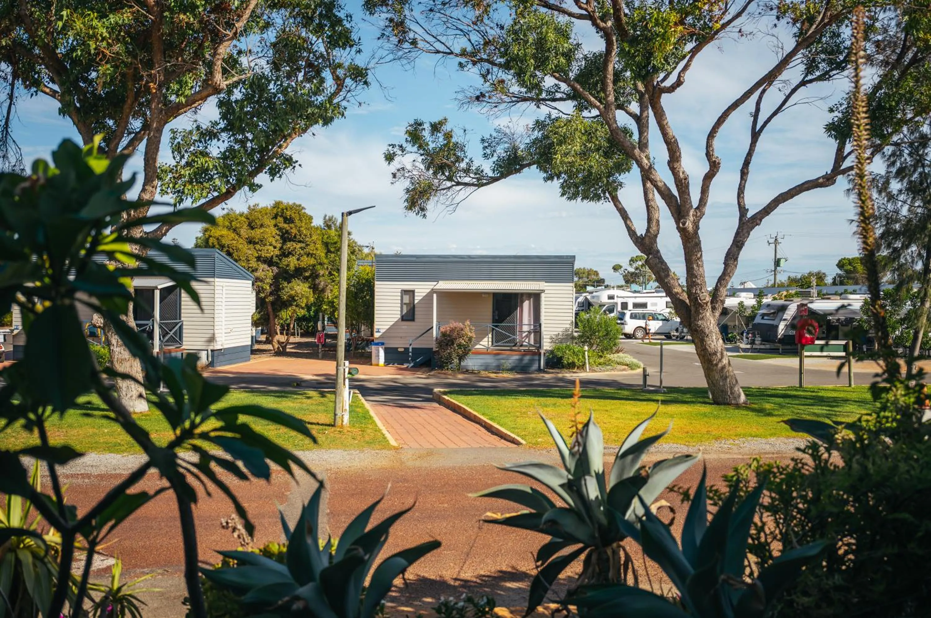 Property building in Jurien Bay Tourist Park