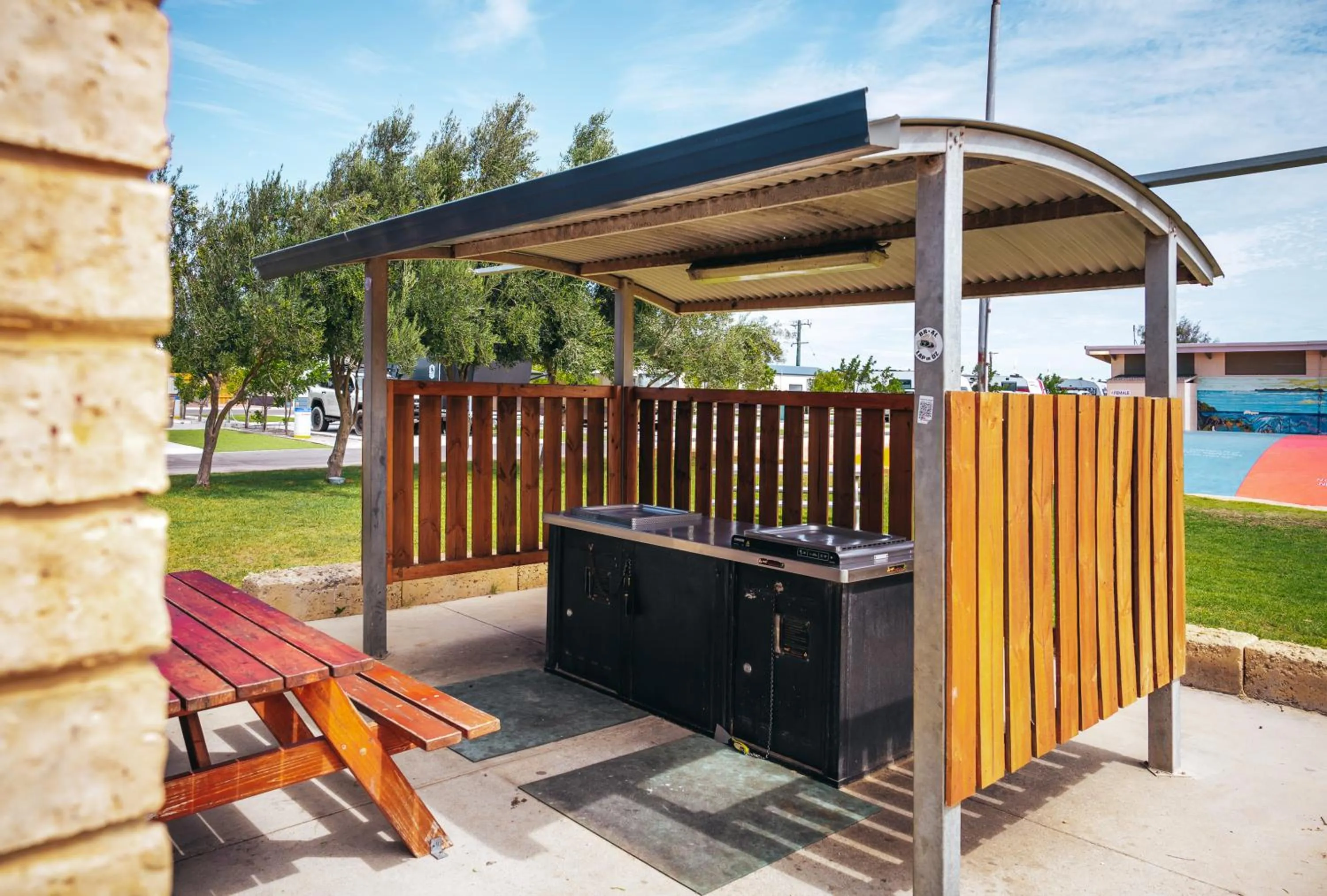 BBQ facilities in Jurien Bay Tourist Park