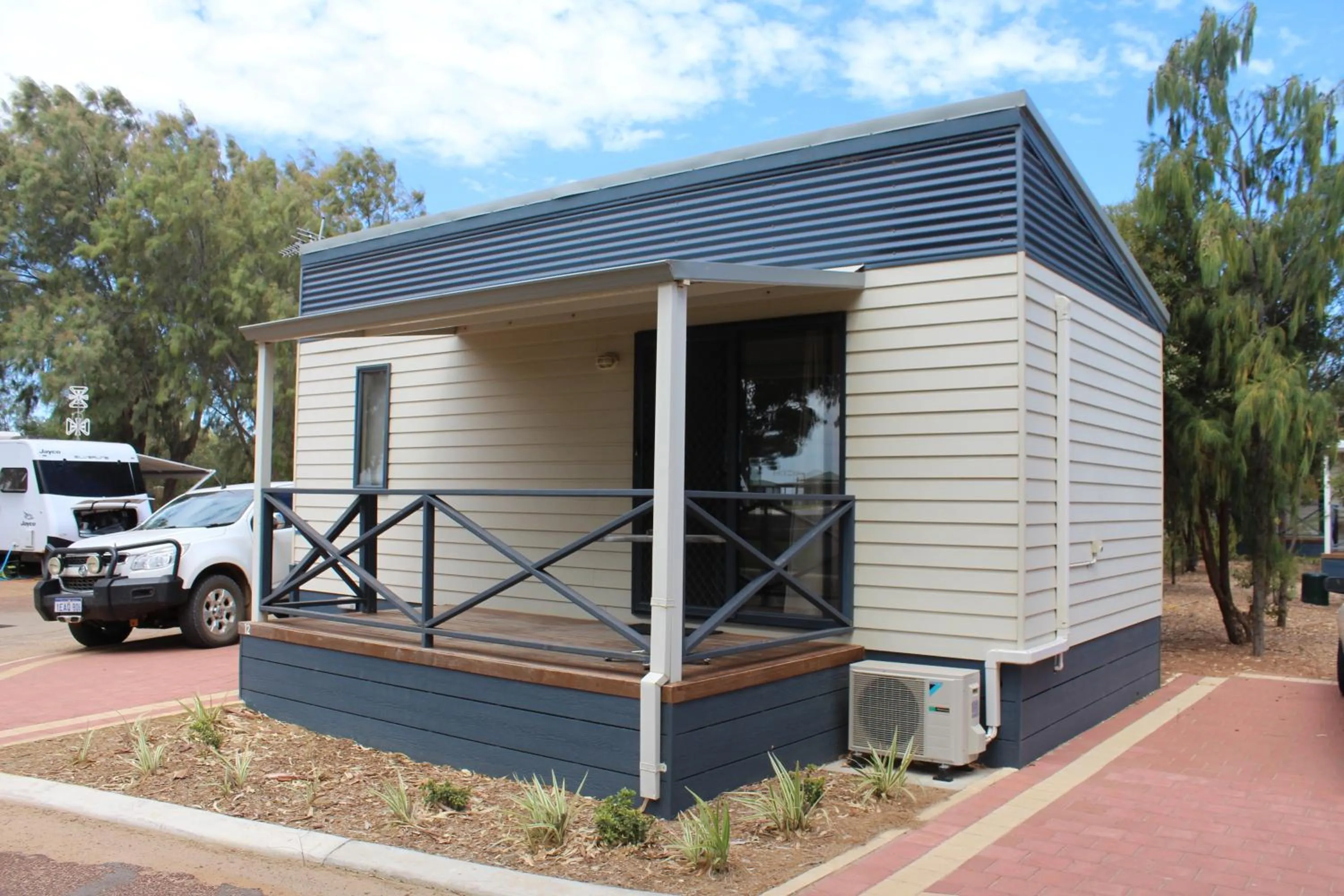 Facade/entrance in Jurien Bay Tourist Park