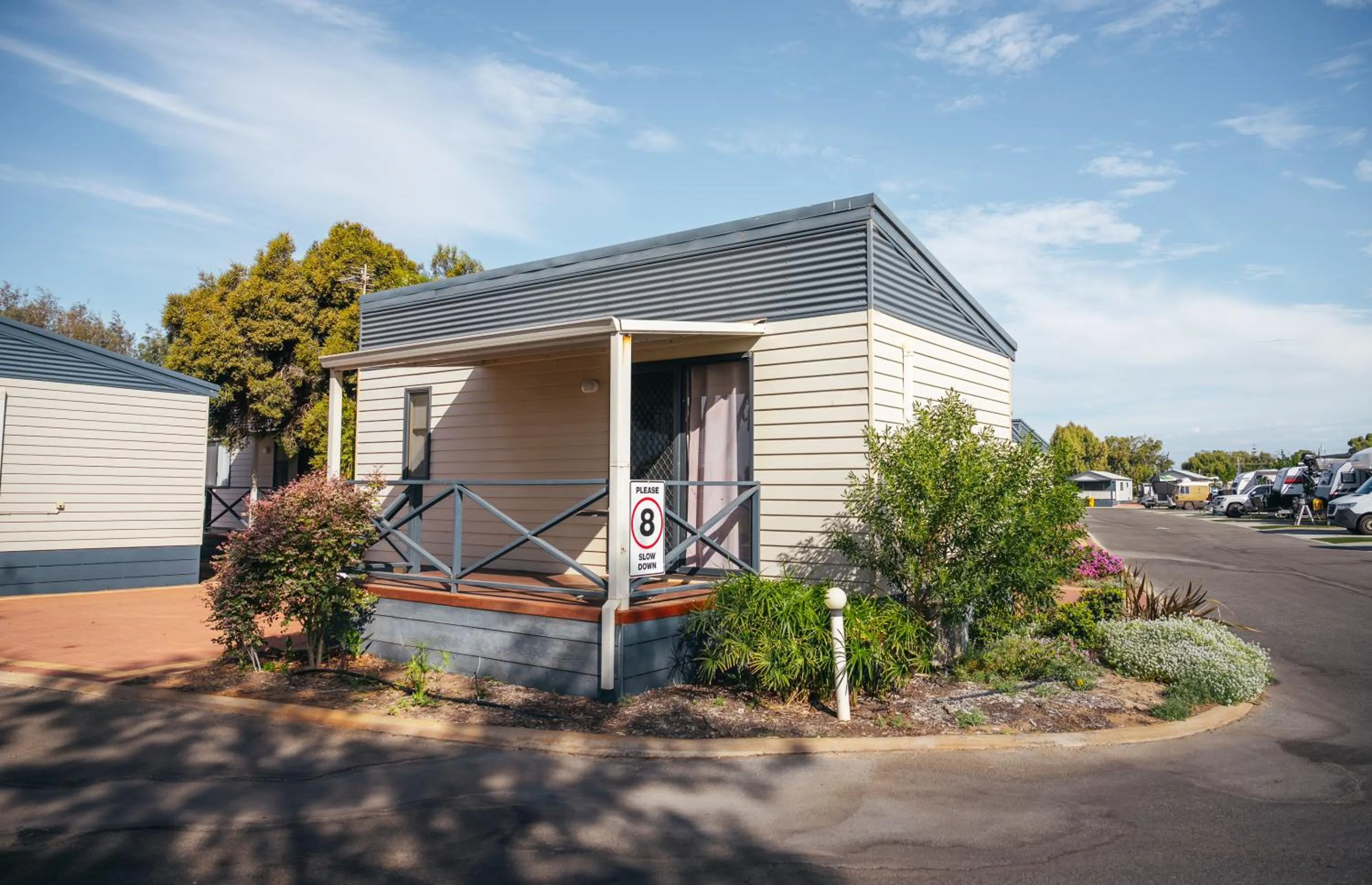 Property building in Jurien Bay Tourist Park