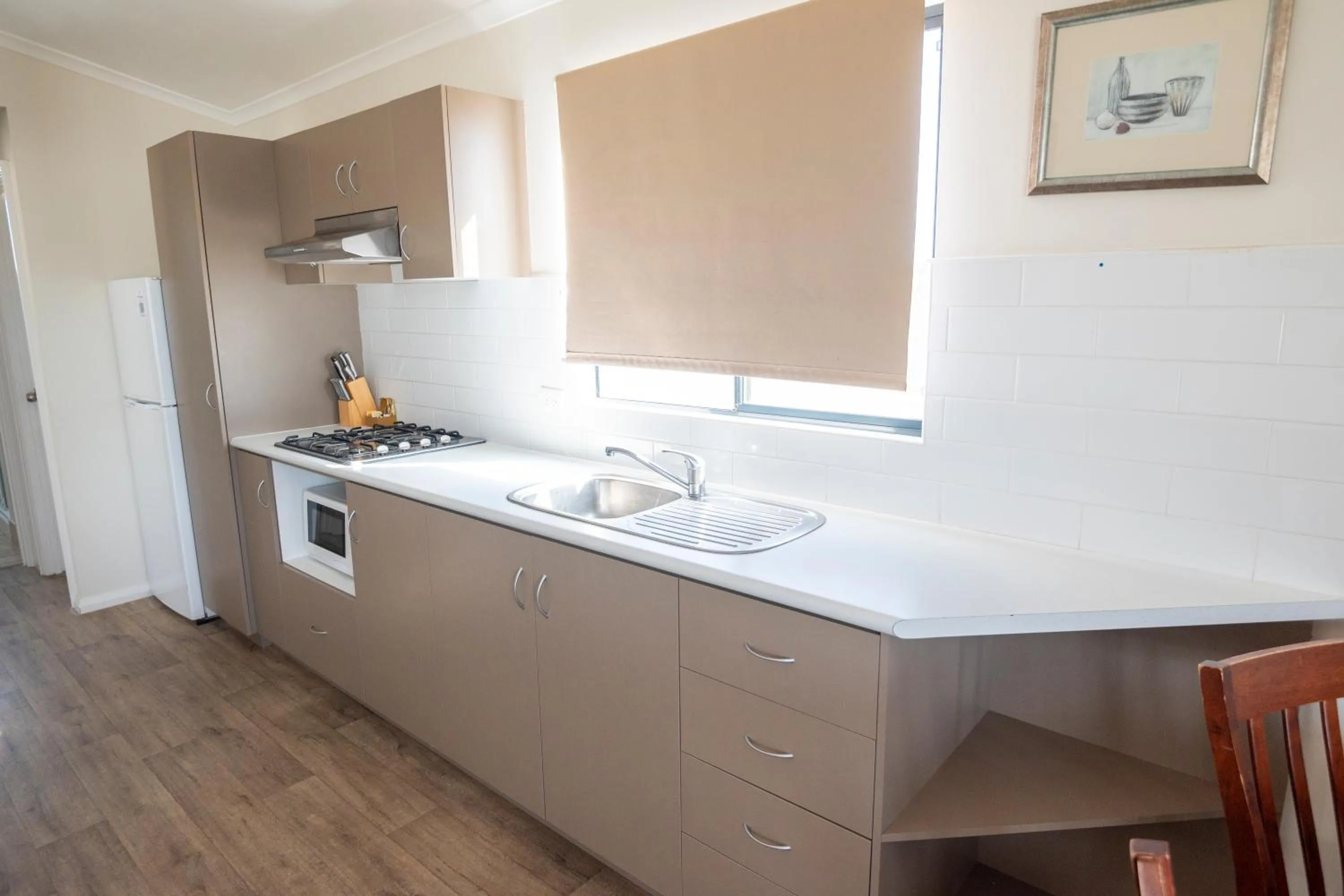 Kitchen or kitchenette in Jurien Bay Tourist Park