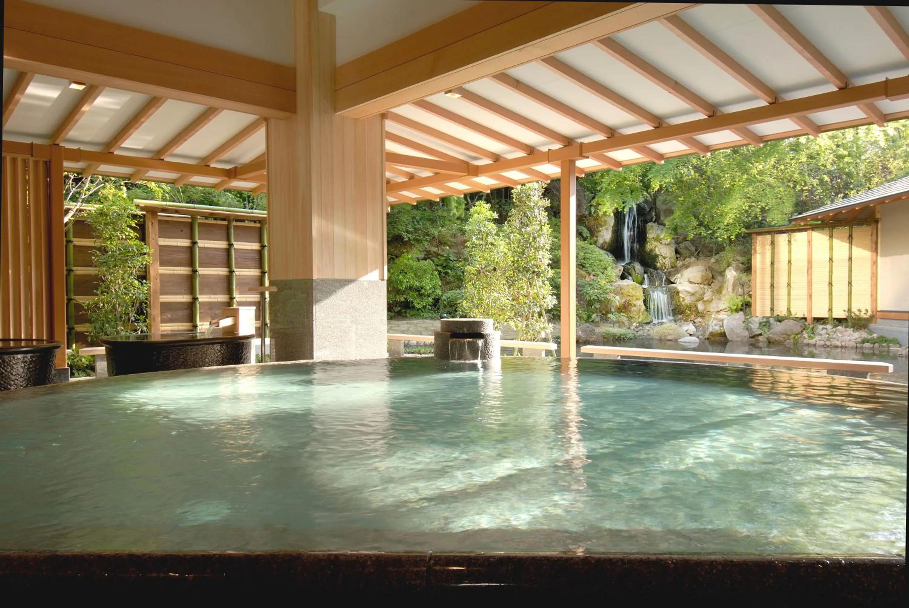 Hot Spring Bath in Hotel New Mitoya