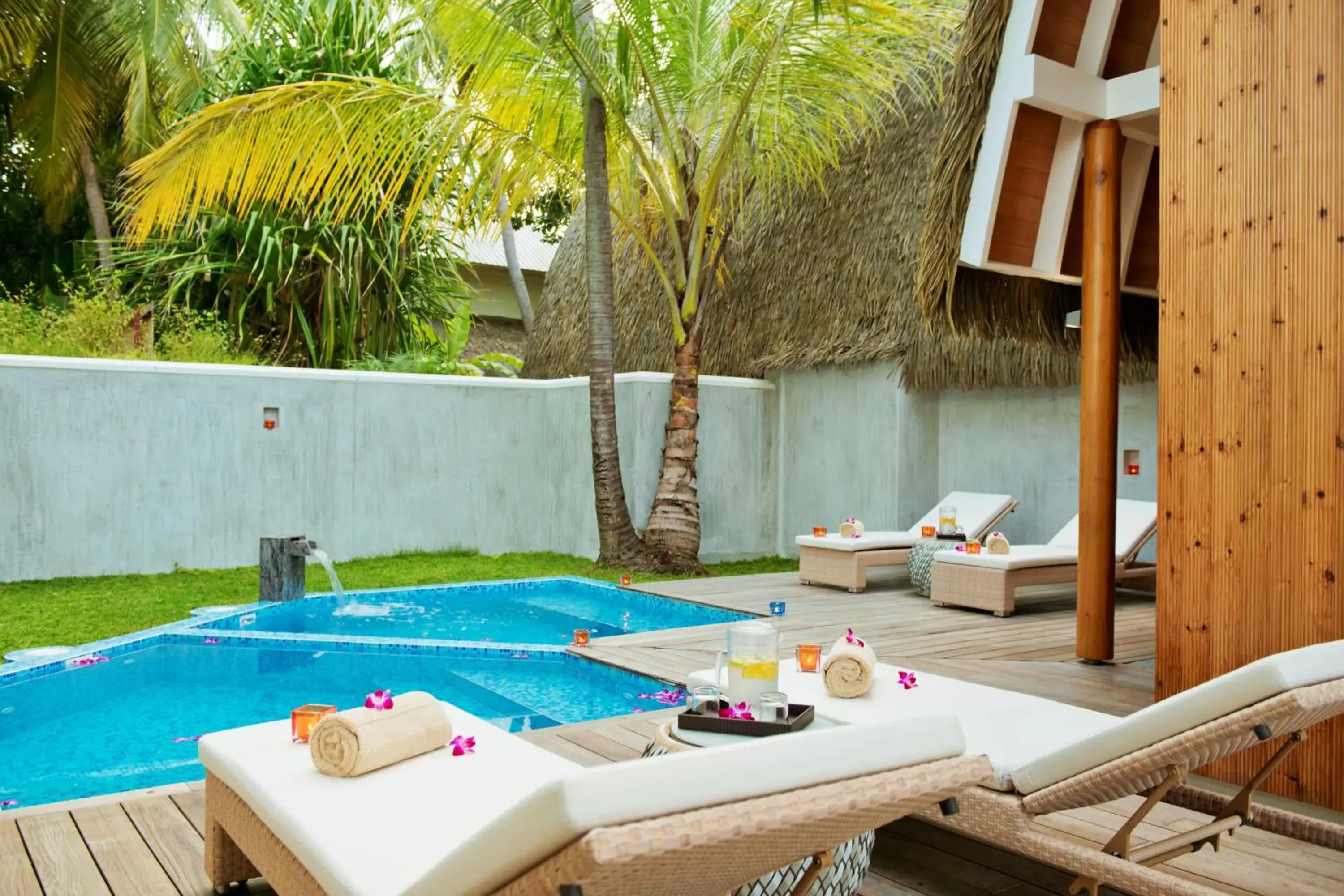 Pool view in Kandolhu Maldives Pool view in Kandolhu Maldives