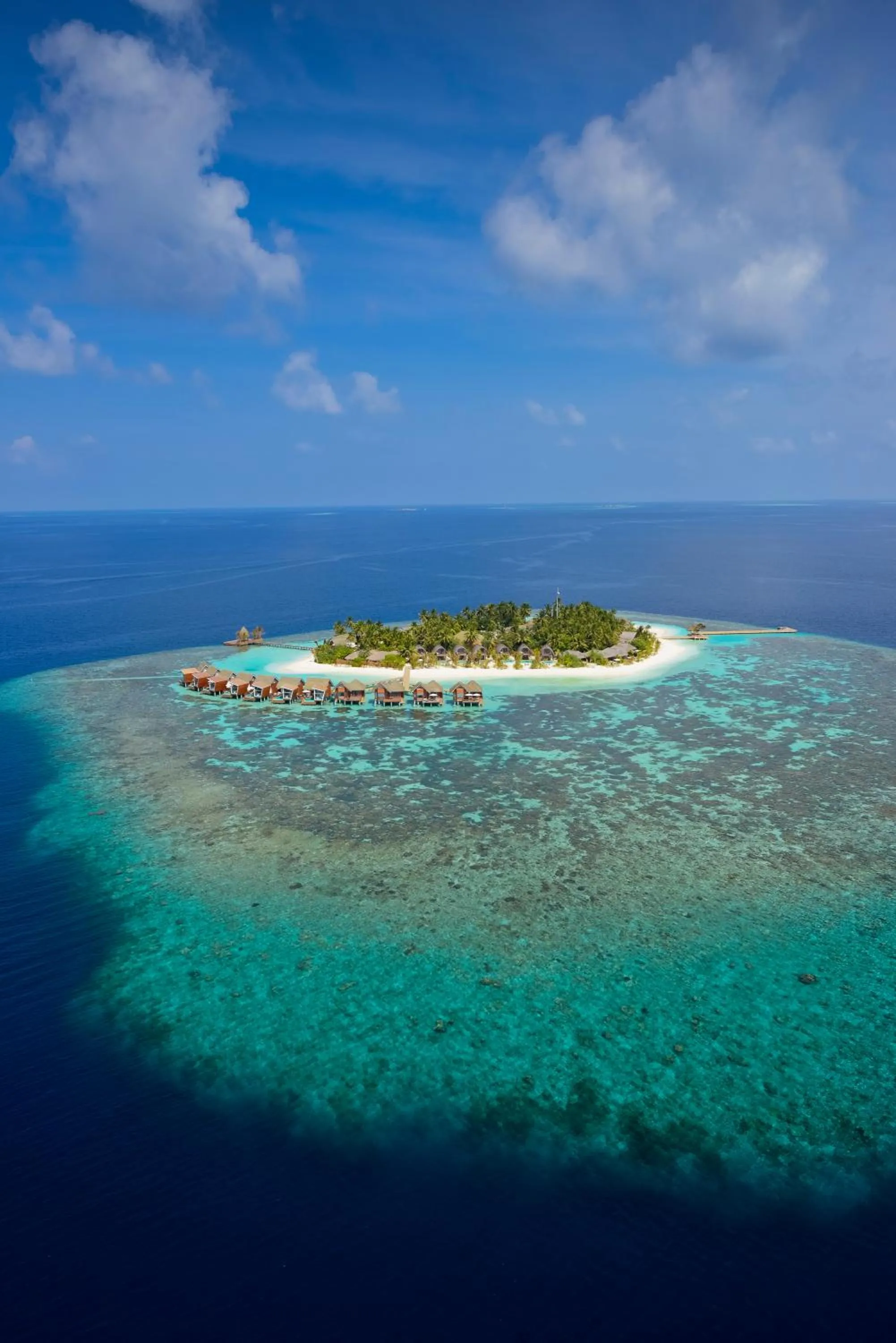 Bird's eye view in Kandolhu Maldives