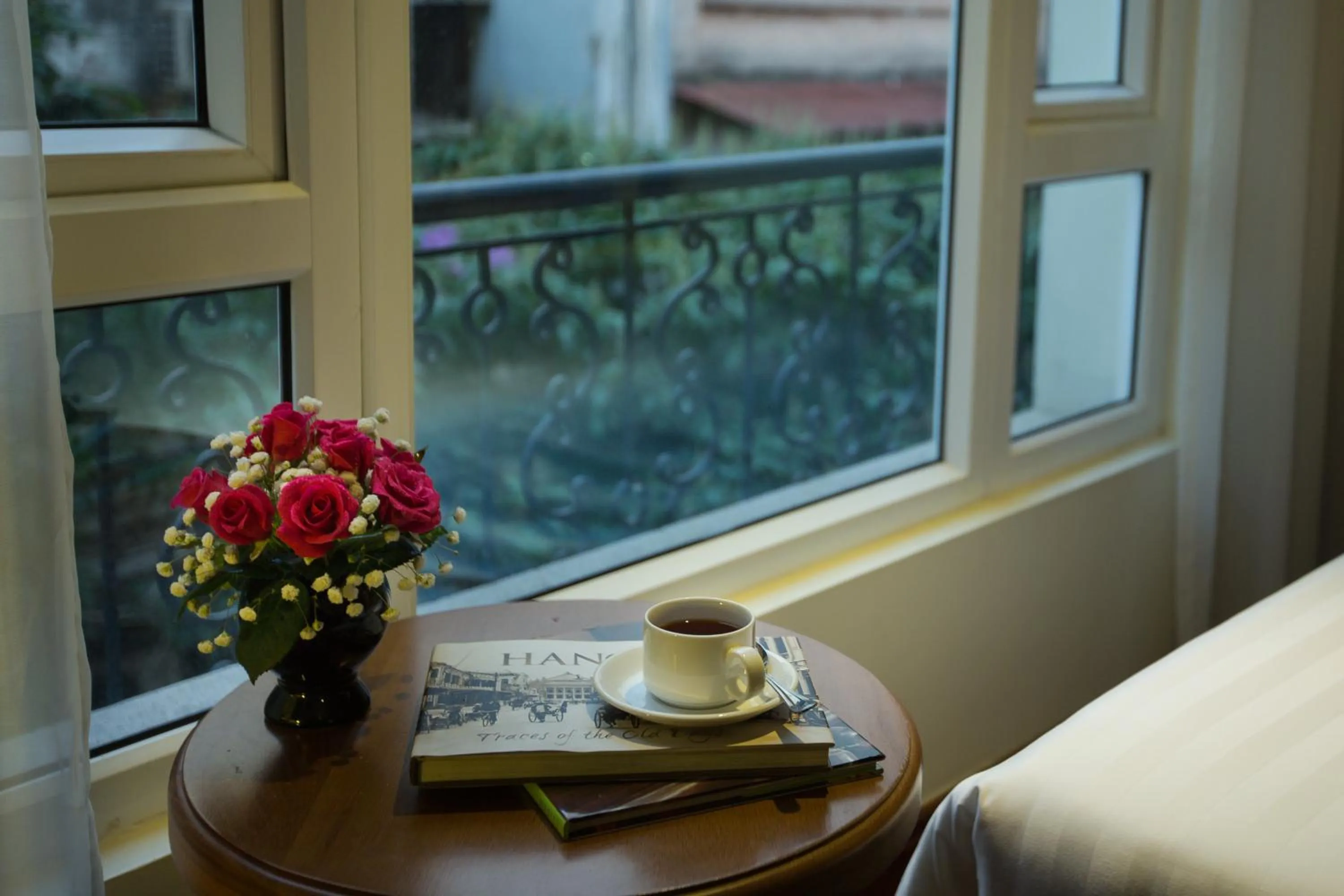 Decorative detail, Bed in Hanoi Pearl Hotel