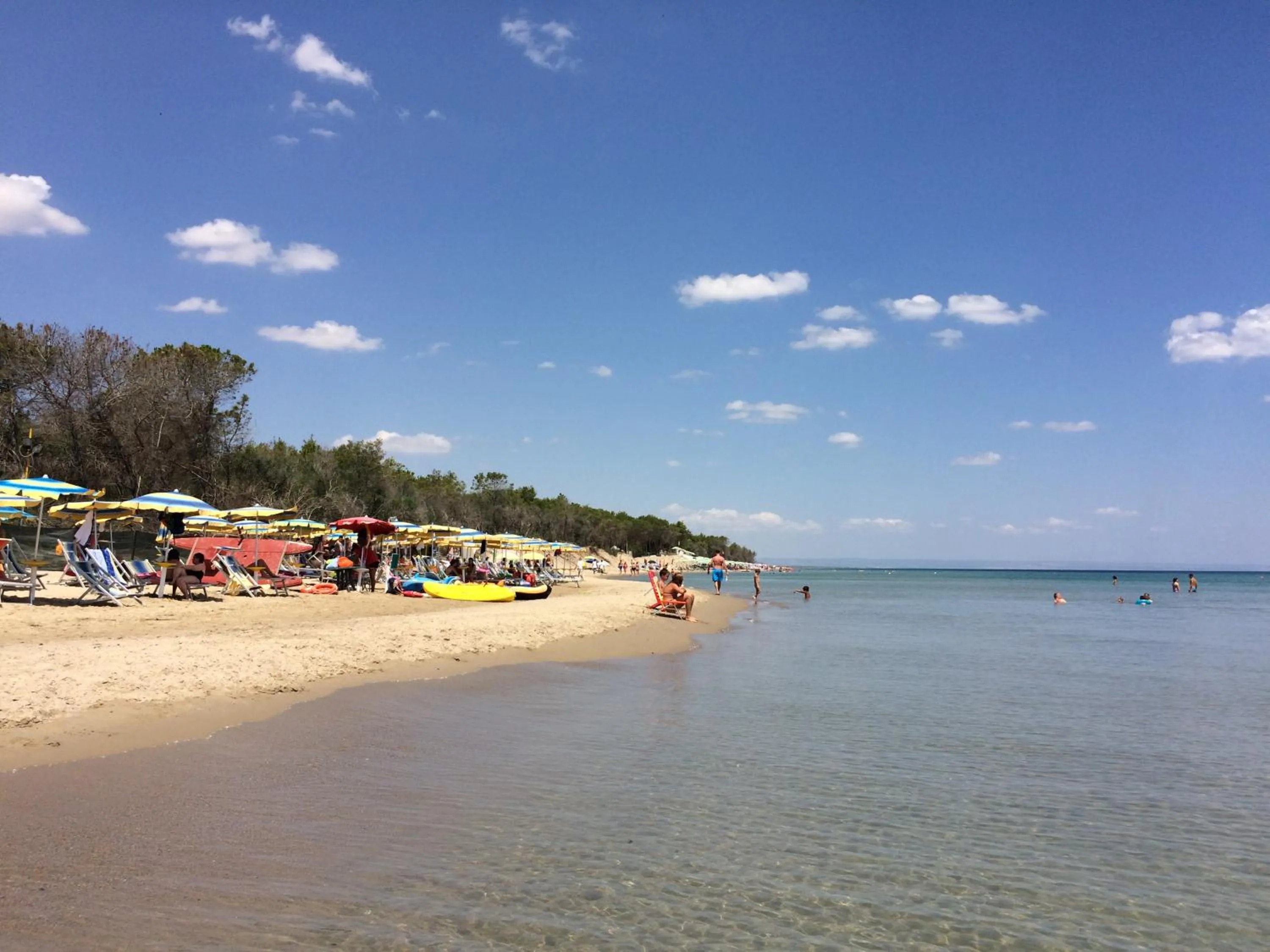 Beach in Riva dei Greci Camping Village
