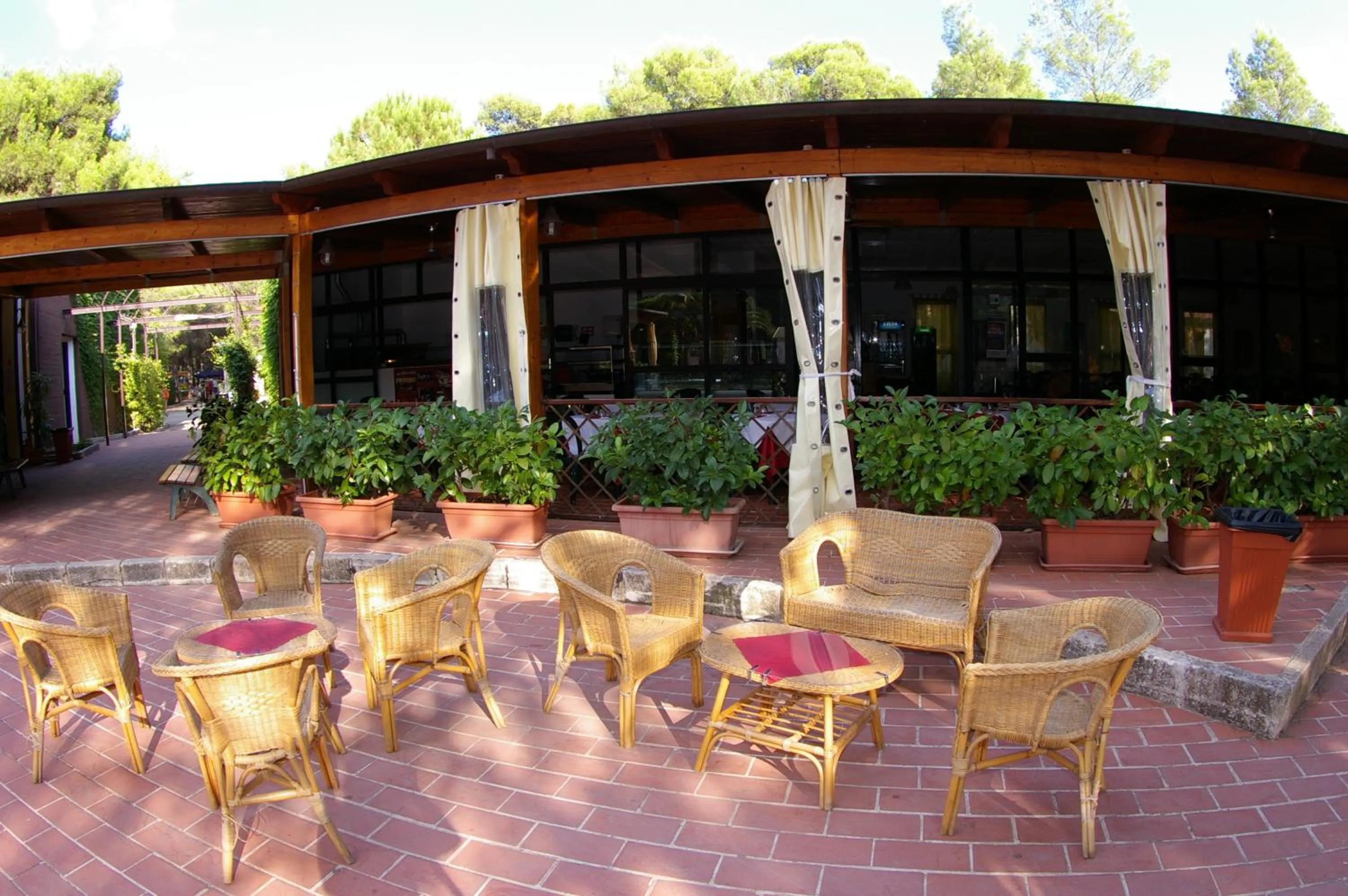 Patio in Riva dei Greci Camping Village