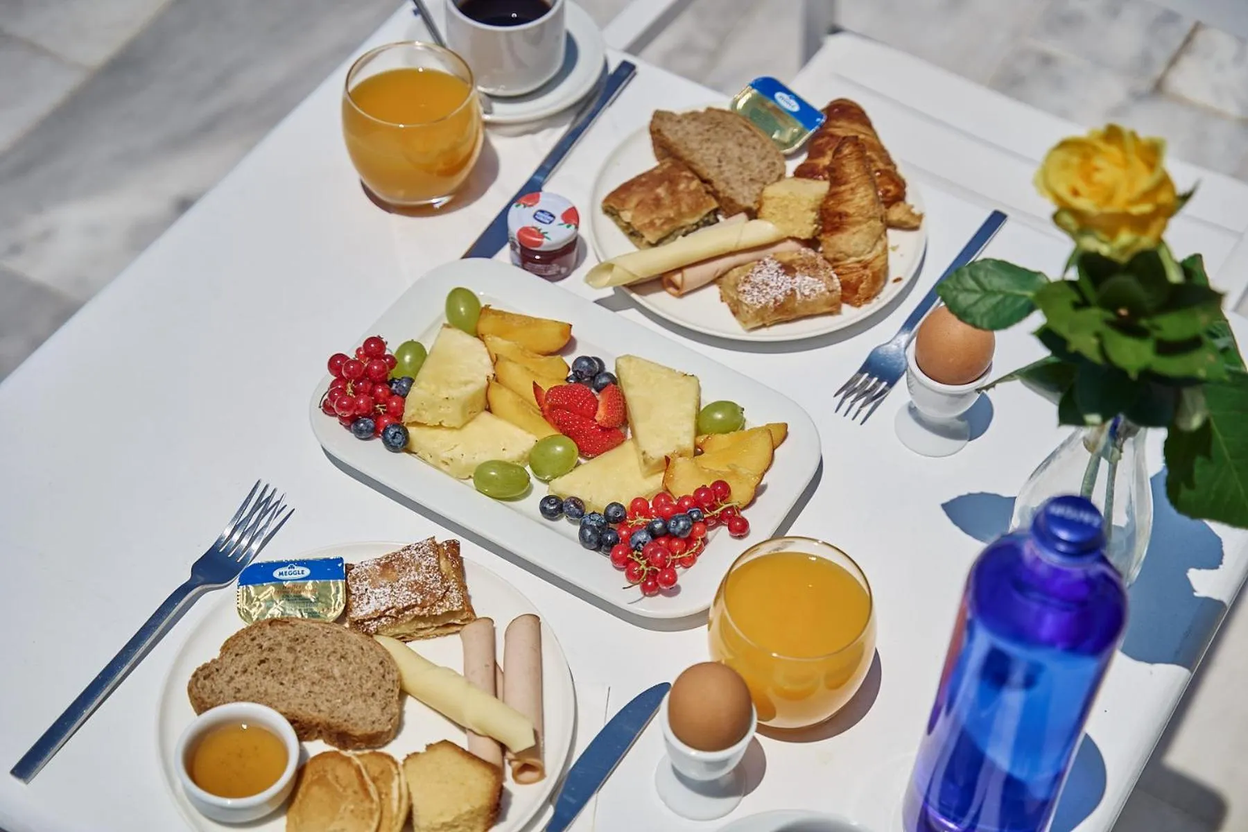 Food close-up in Paolas Τown Boutique Hotel