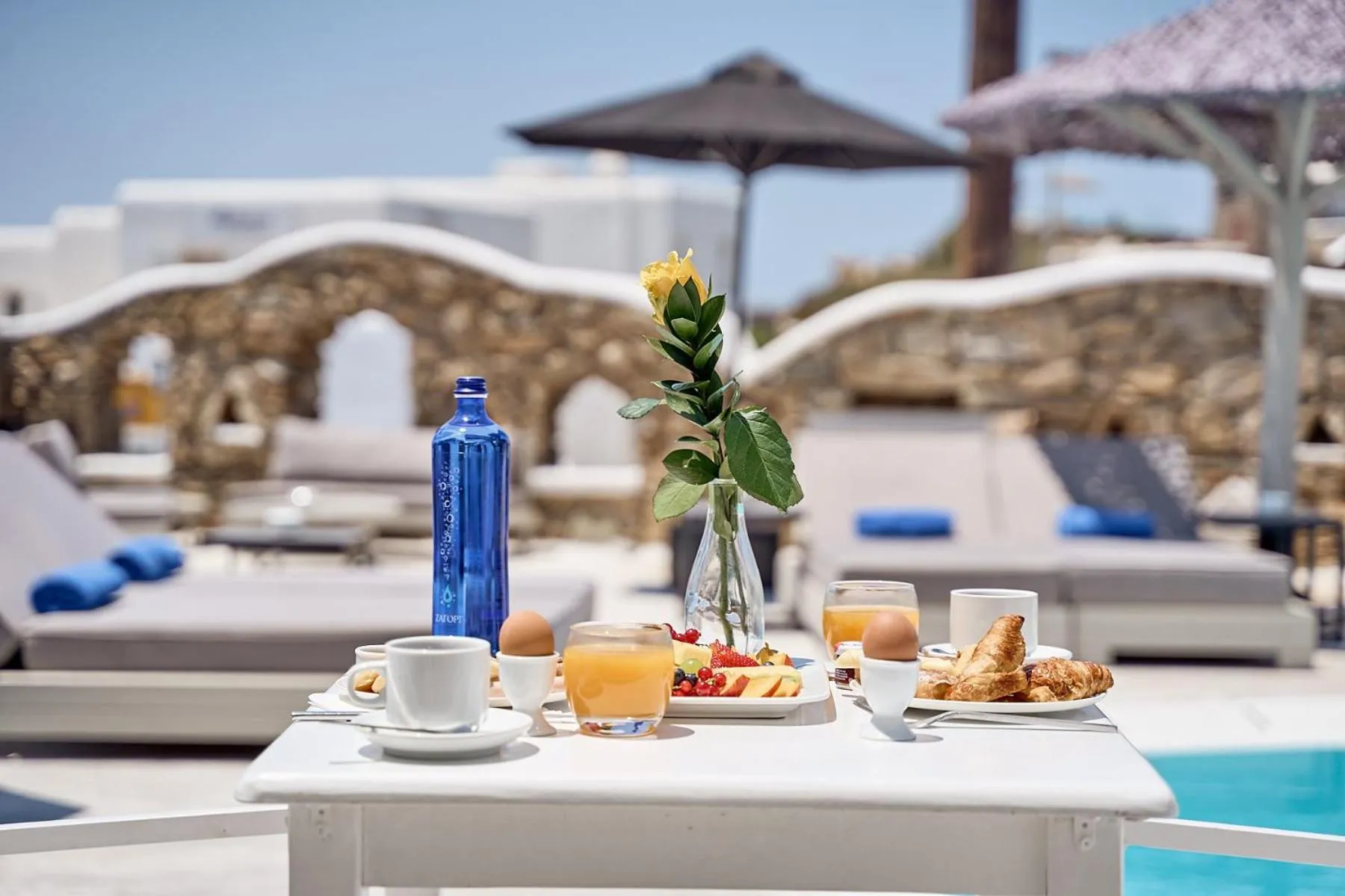 Food close-up in Paolas Τown Boutique Hotel