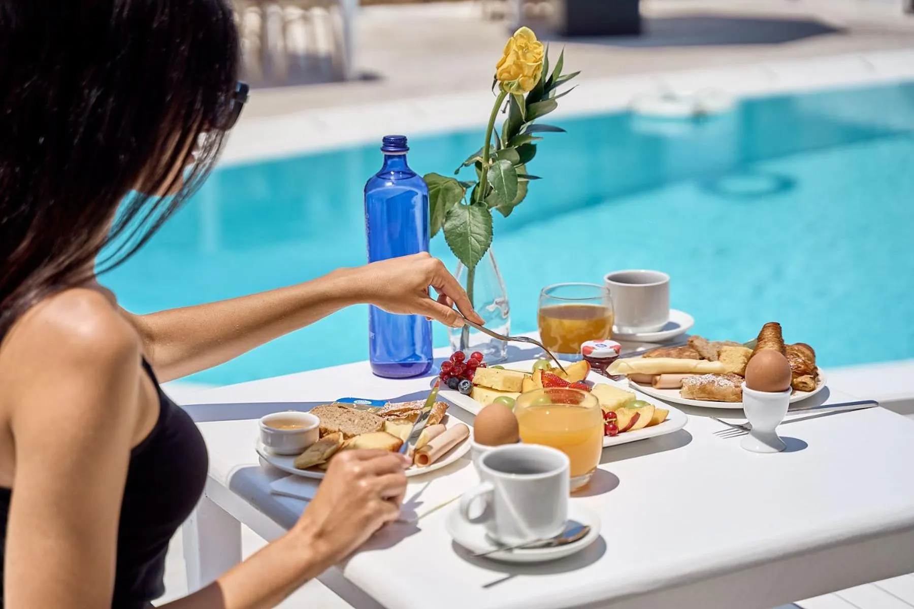 Food close-up in Paolas Τown Boutique Hotel