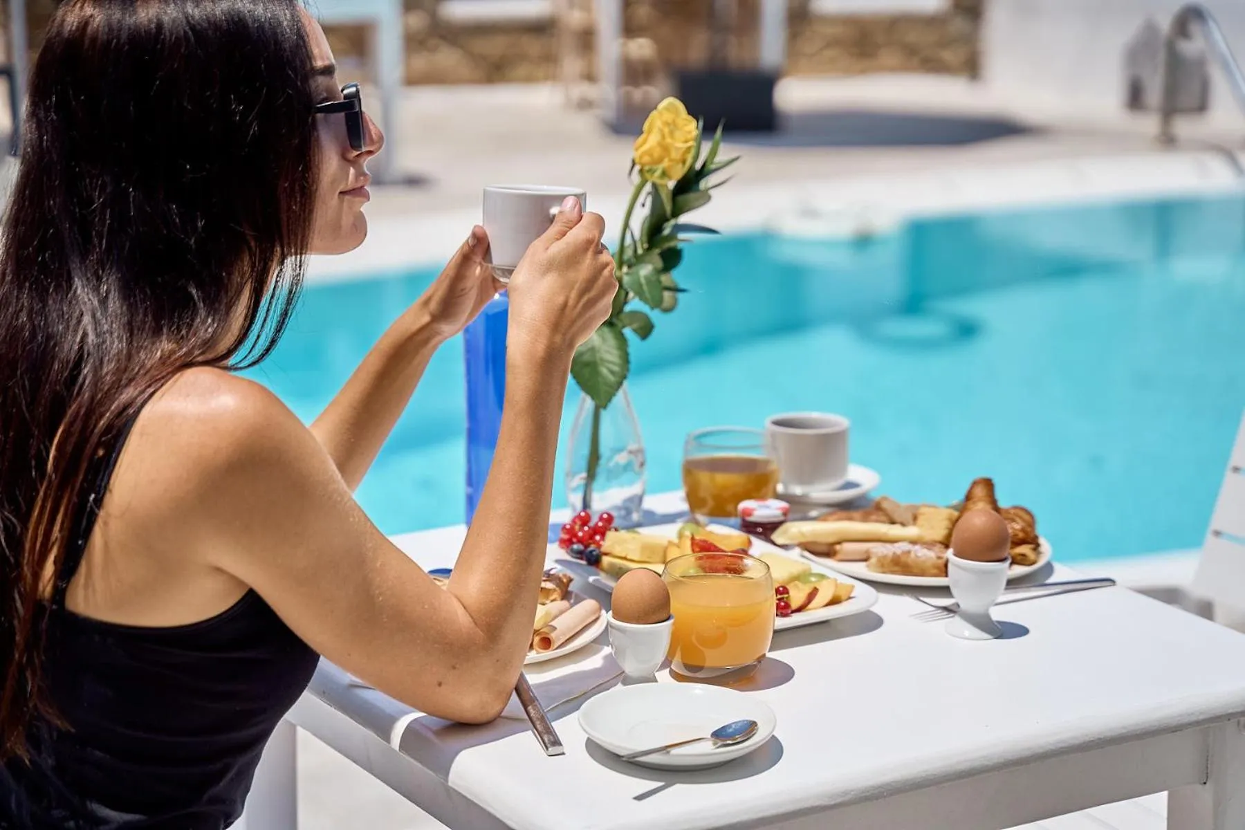 Food close-up in Paolas Τown Boutique Hotel