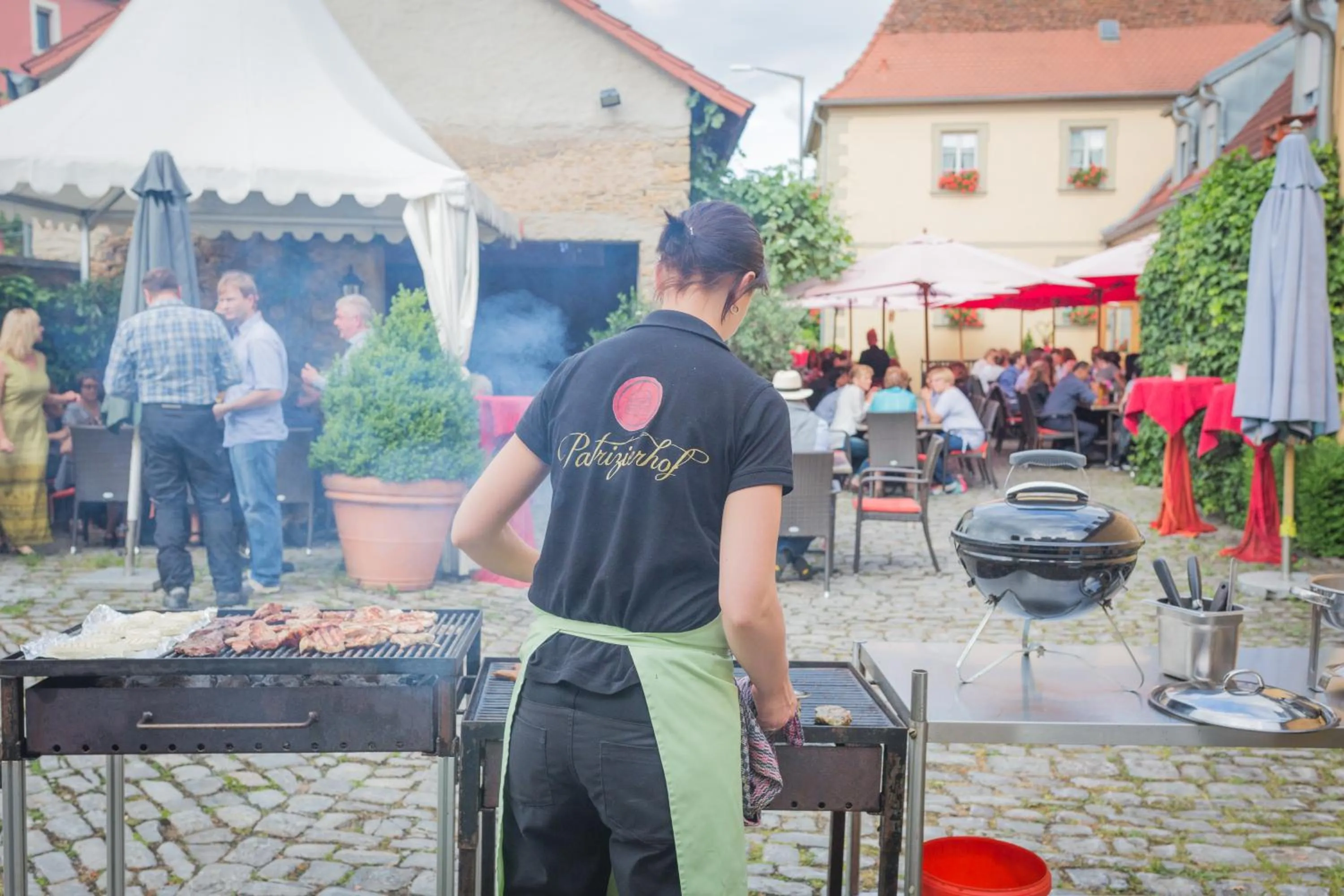 Patio in Der Patrizierhof - Weingut Gasthof Hotel - Familie Grebner