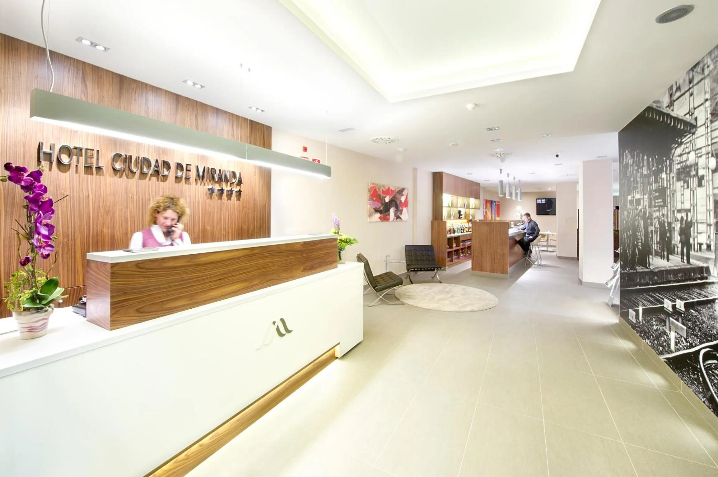 Lobby or reception in Sercotel Ciudad de Miranda