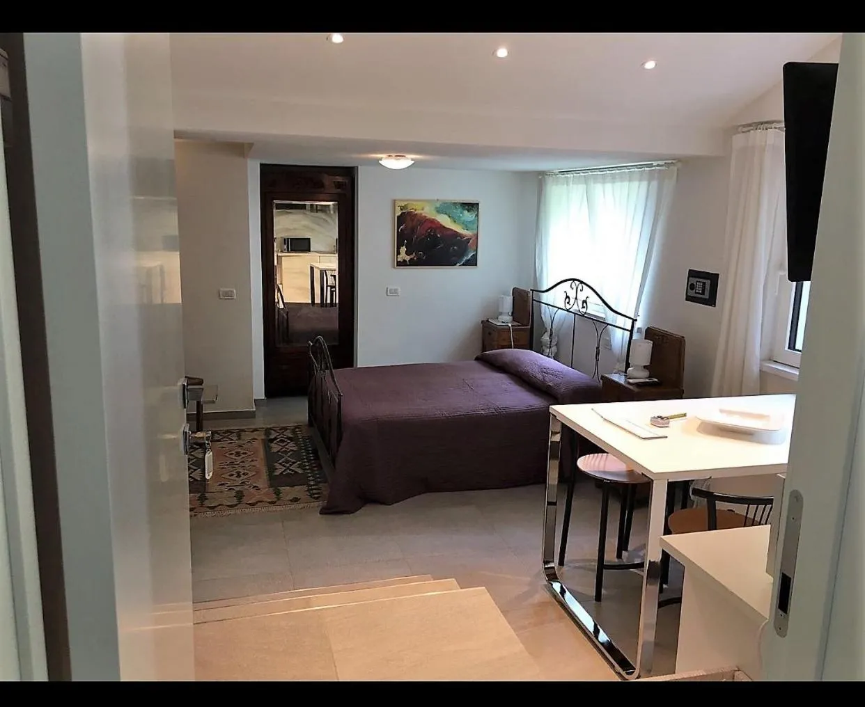 View (from property/room), Bed in AgriturismoB&B Loggia Degli Artisti