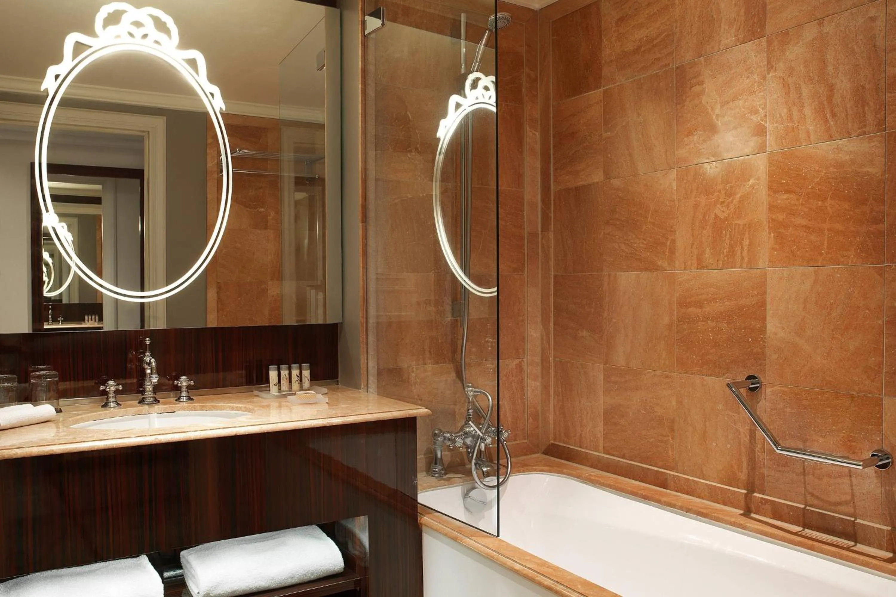 Bathroom in Renaissance Paris Nobel Tour Eiffel Hotel