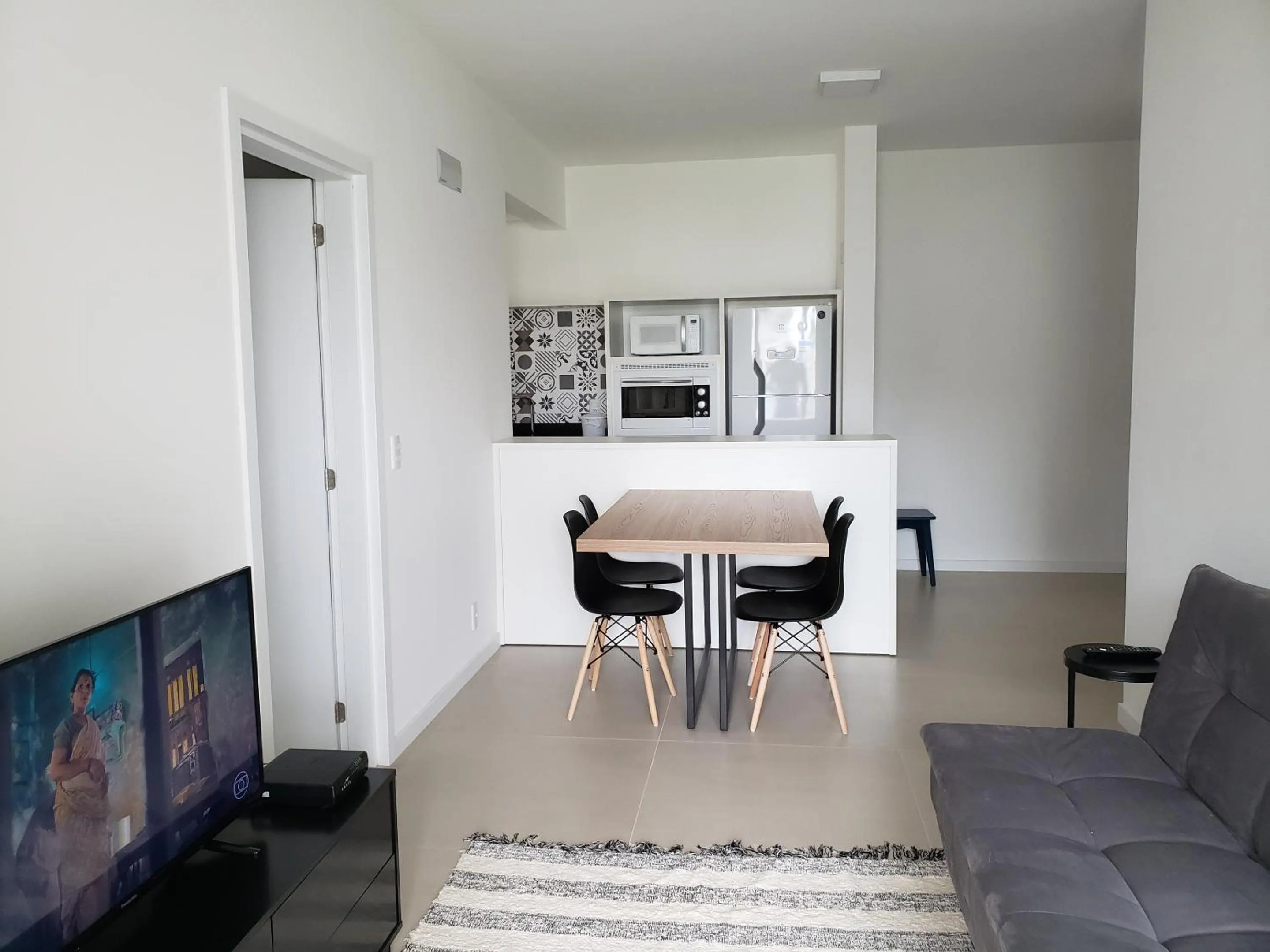 Apartamento em frente à praia do Campeche
