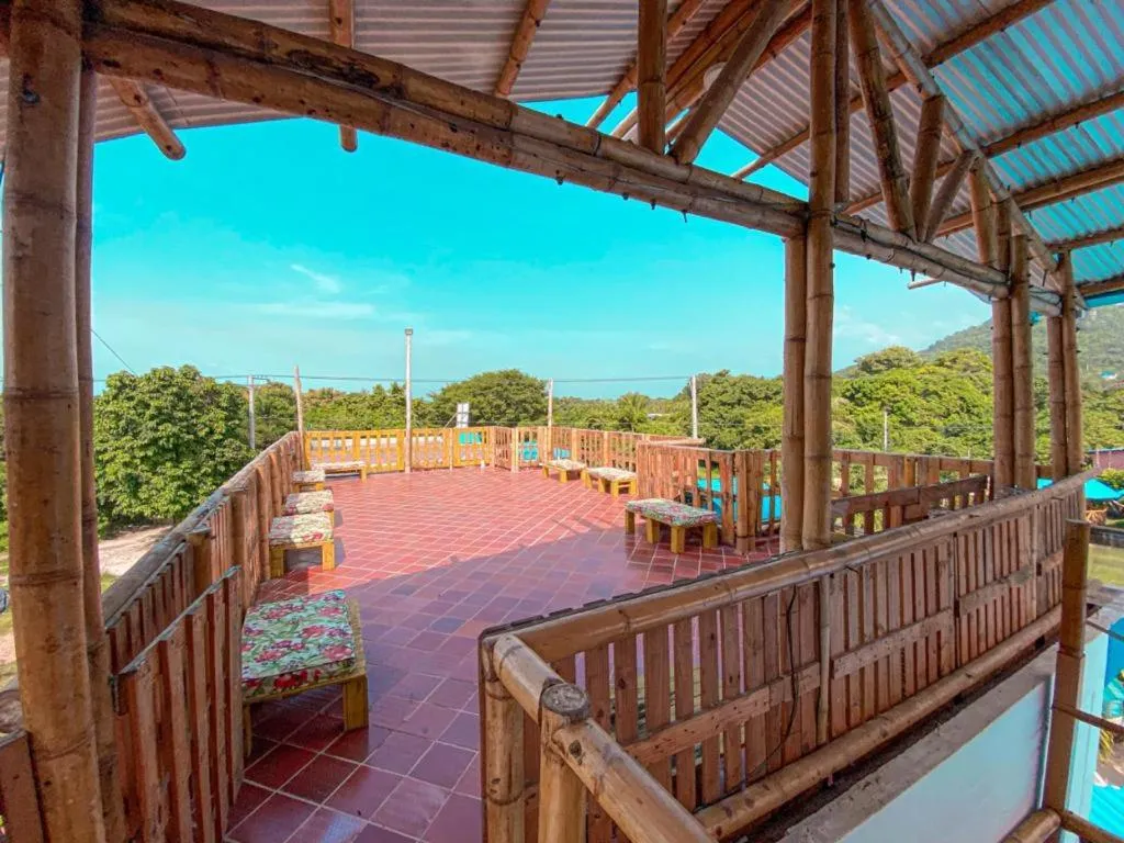 Balcony/Terrace in La Rivera Playa Palomino