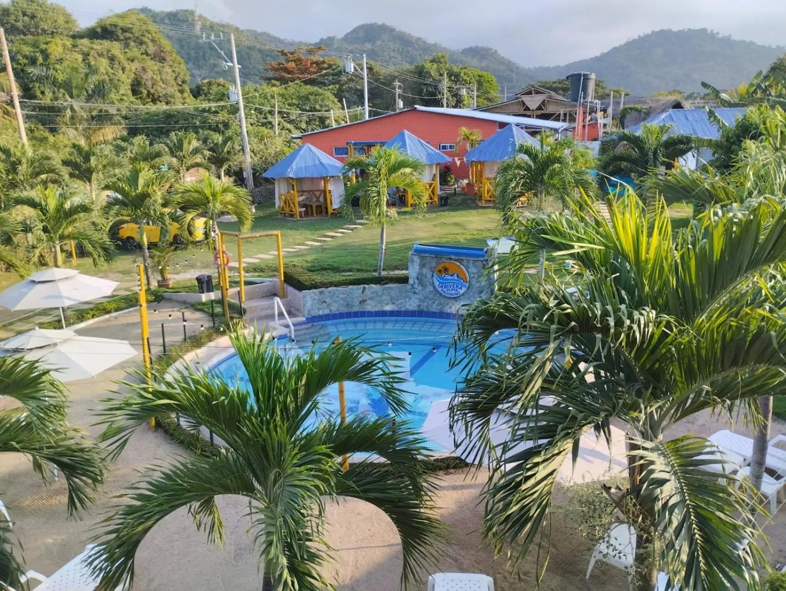 Natural landscape in La Rivera Playa Palomino