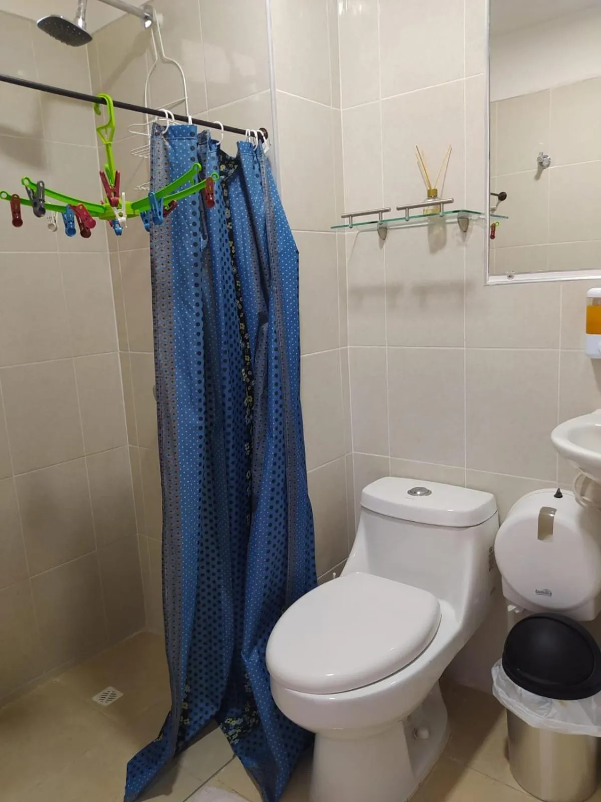 Shower in La Rivera Playa Palomino