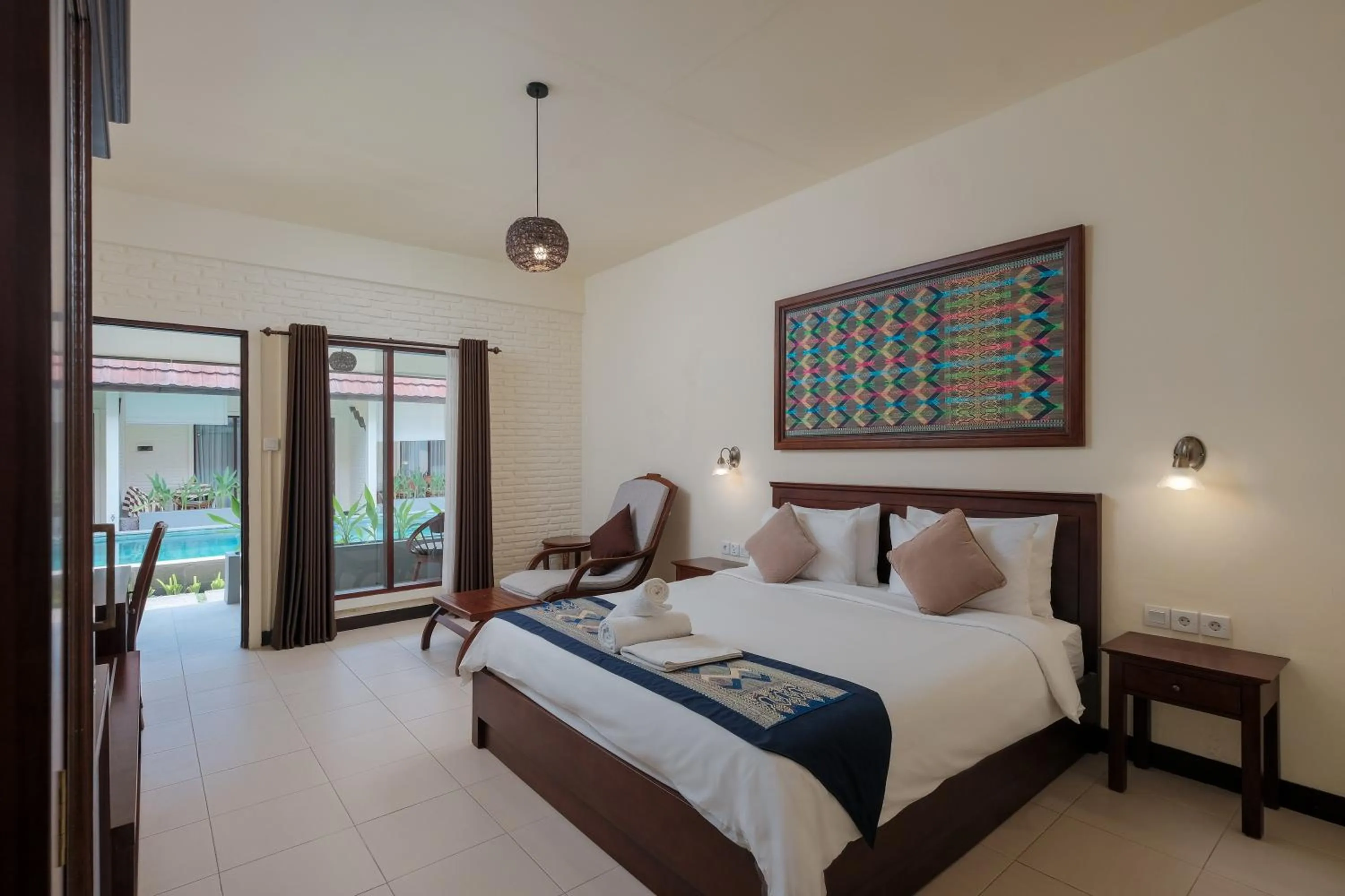 Bedroom, Bed in Bruga Villas Restaurant and Spa