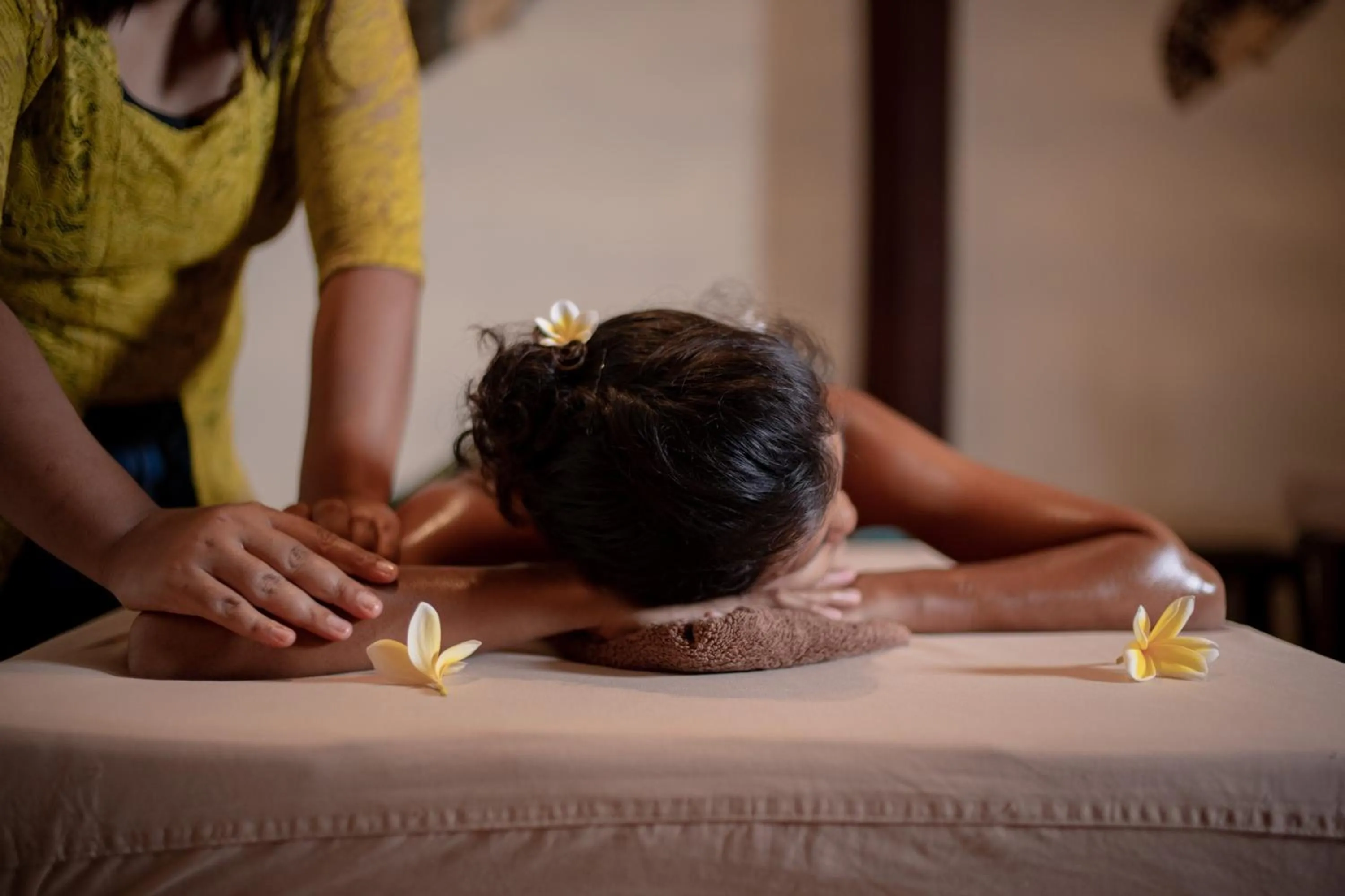 Massage in Bruga Villas Restaurant and Spa