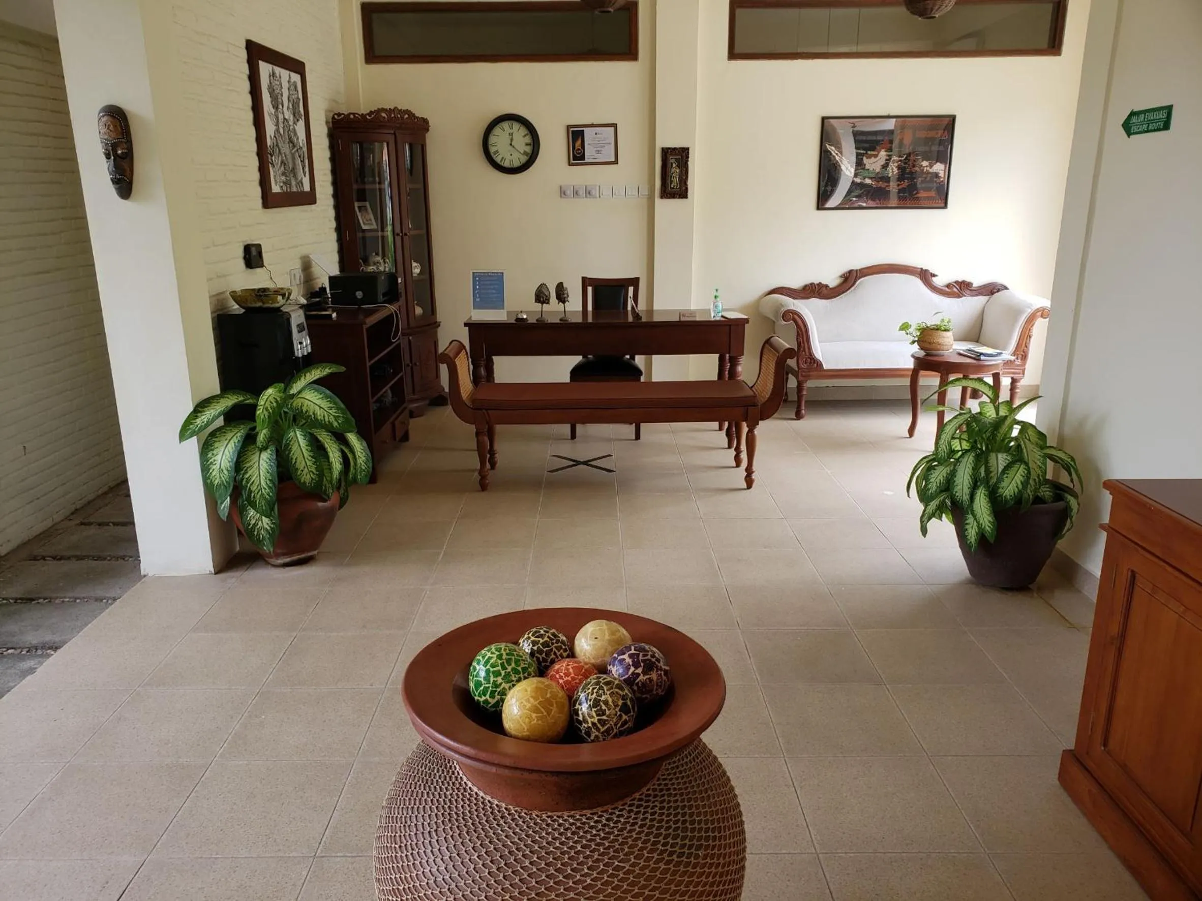 Lobby or reception in Bruga Villas Restaurant and Spa