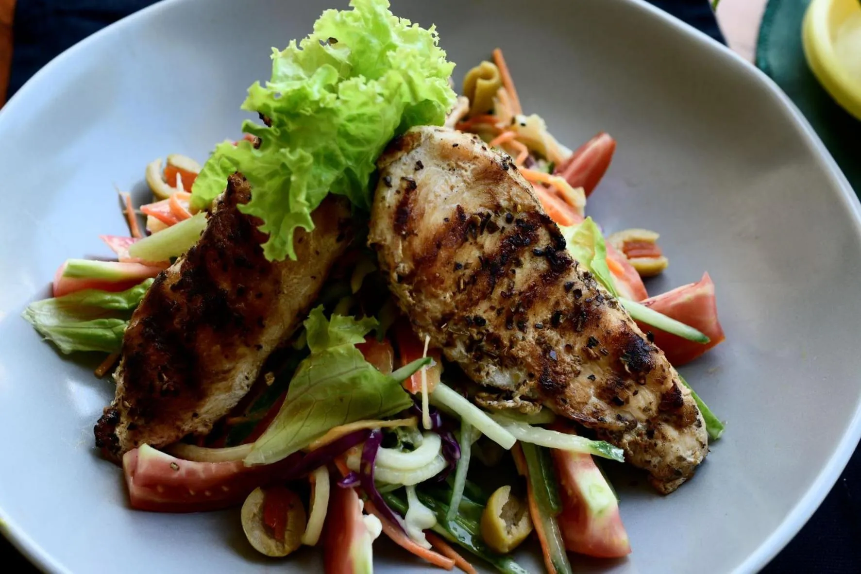 Food in Bruga Villas Restaurant and Spa