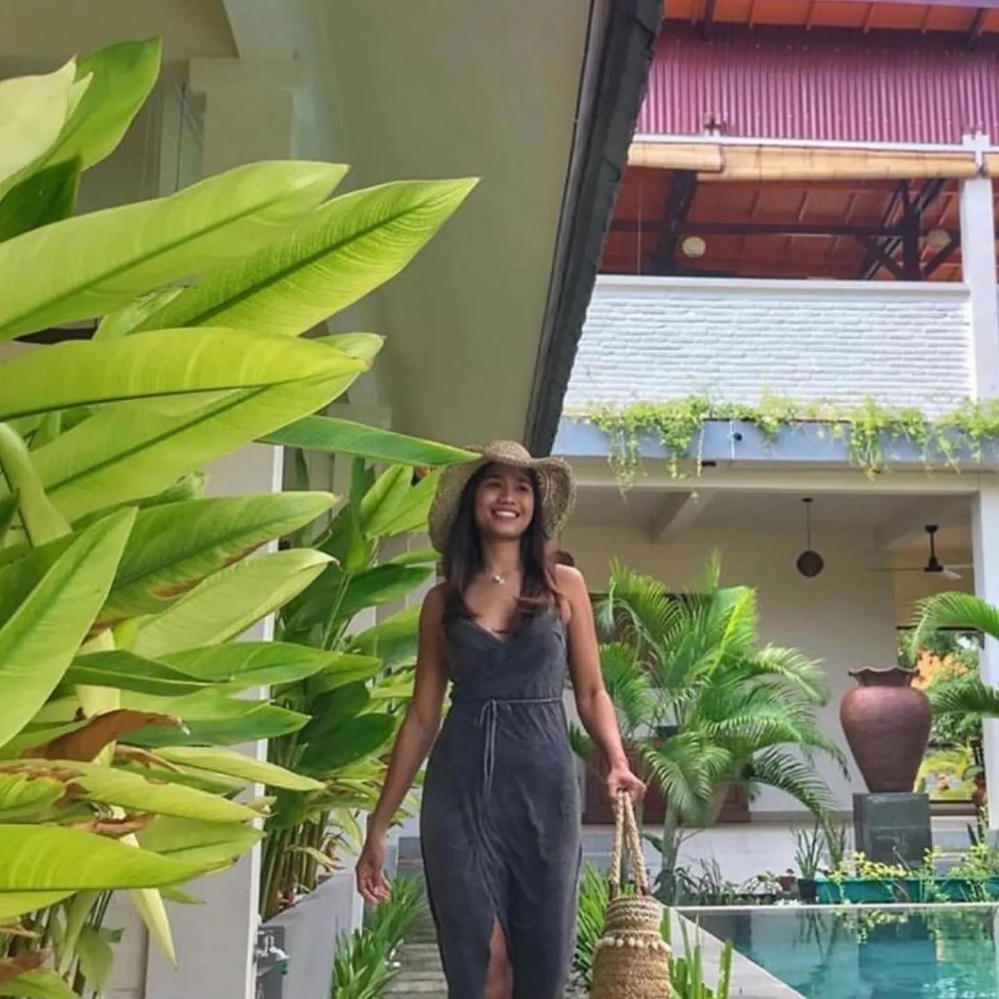 Inner courtyard view in Bruga Villas Restaurant and Spa