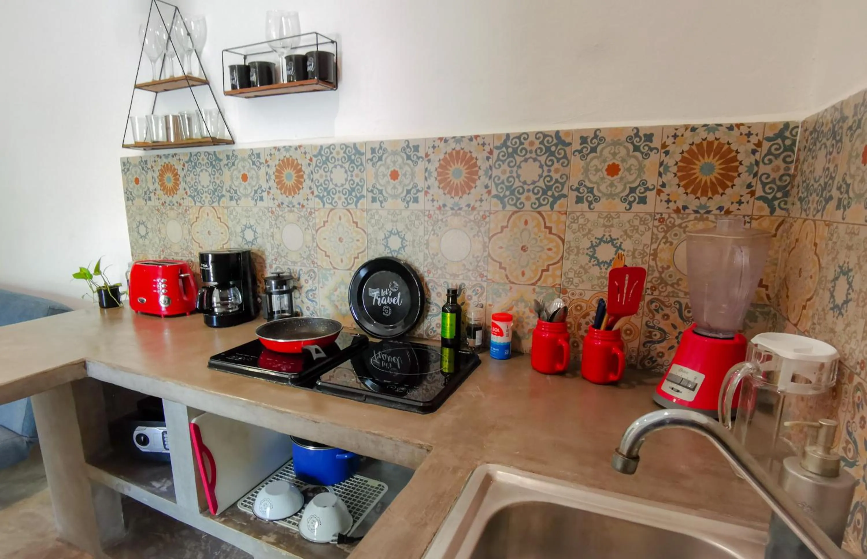 Kitchen or kitchenette in Les Suites Calle 2 by Galian