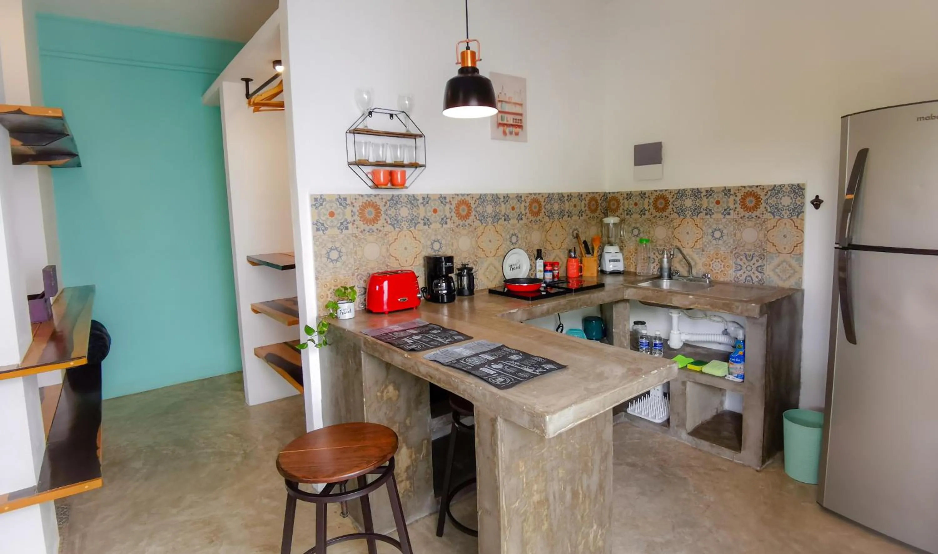 Kitchen or kitchenette in Les Suites Calle 2 by Galian