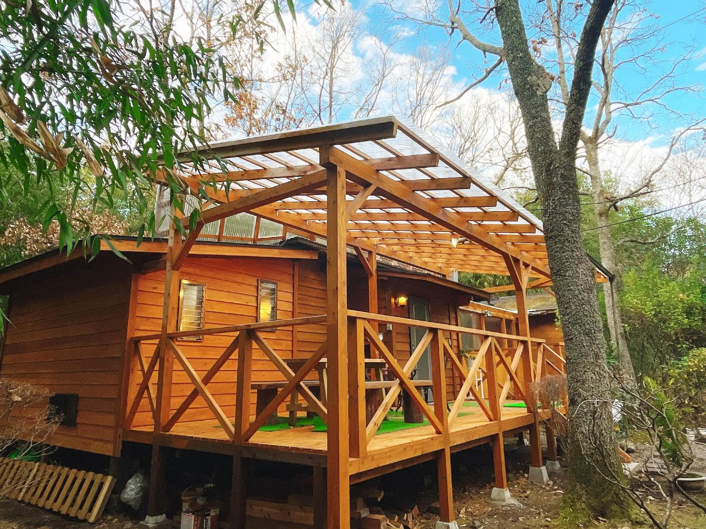 Photo of the whole room in Yufuin Tsukahara Kogen Sanso Donguri