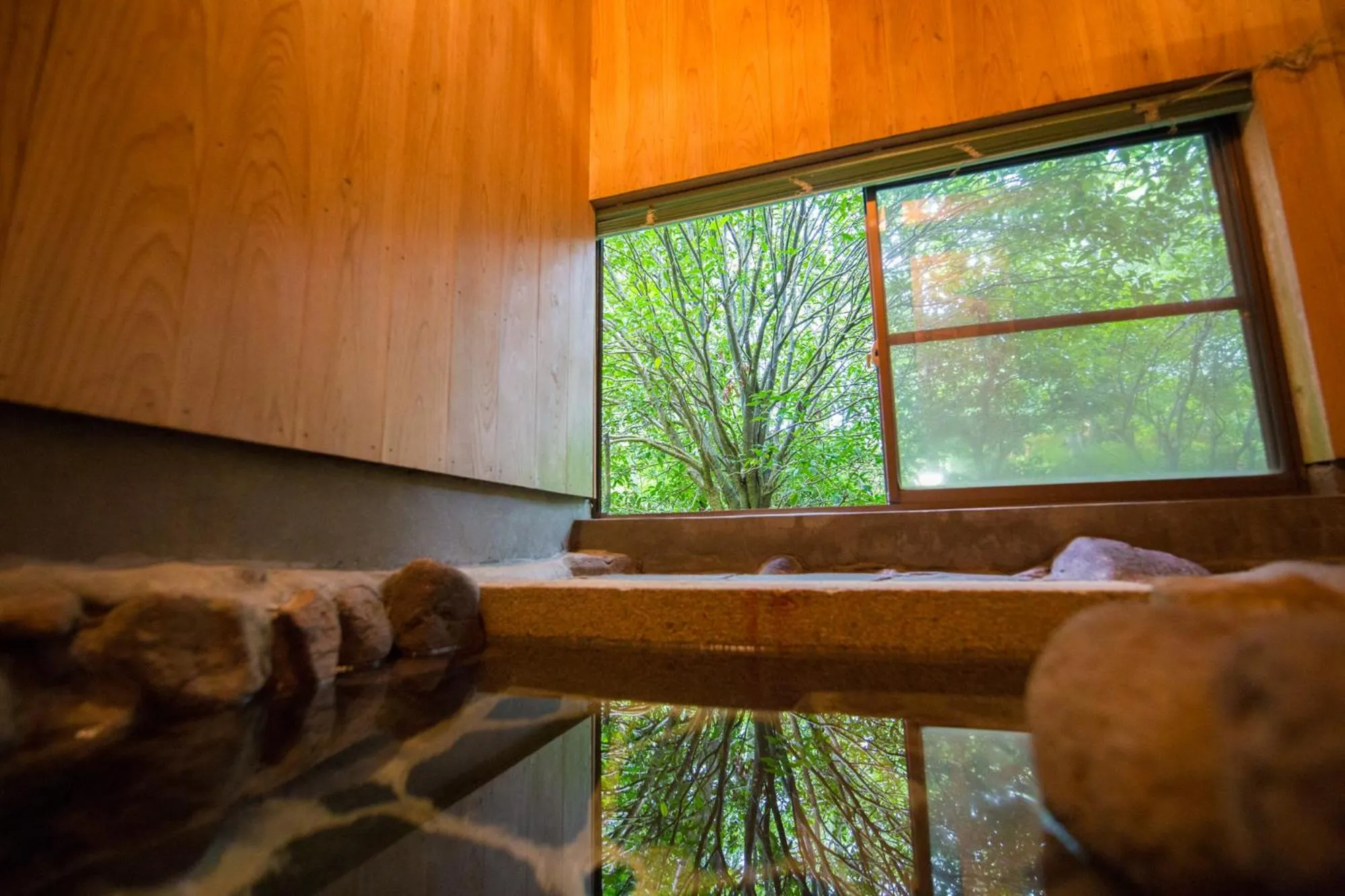 Bathroom in Yufuin Tsukahara Kogen Sanso Donguri
