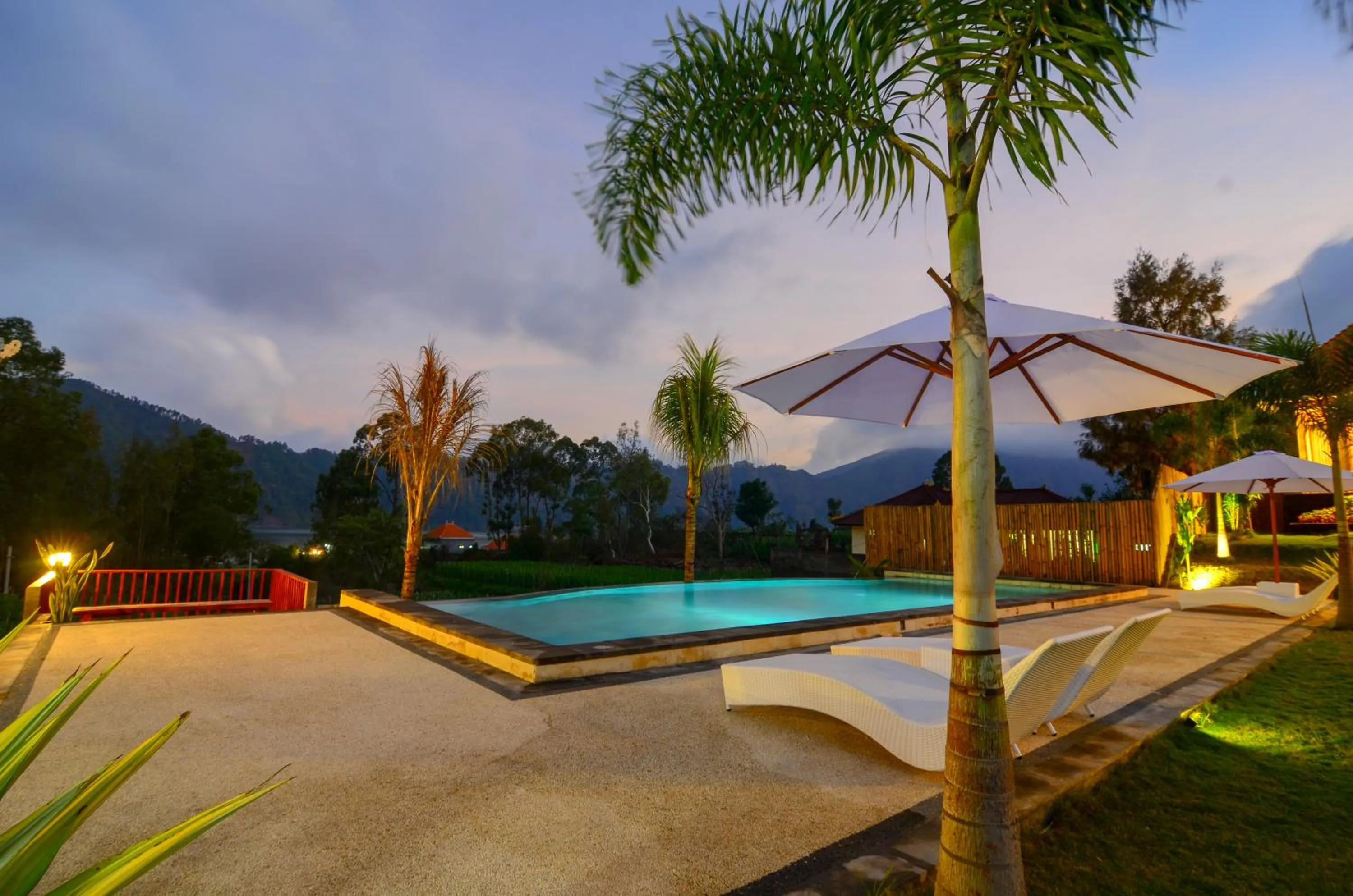 Swimming pool in Mount Batur Villa